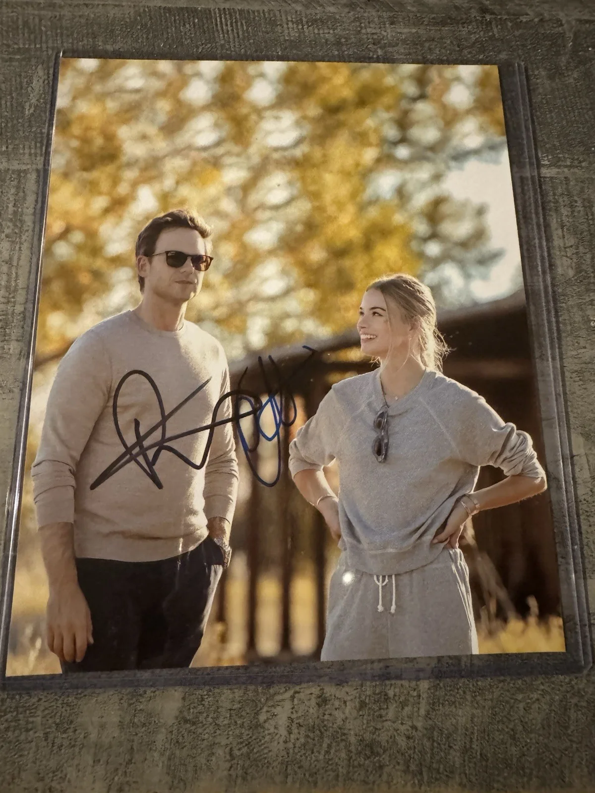 THE MADISON — Patrick J Adams & Elle Chapman signed "THE MADISON" 8x10 Photo Dual COAs