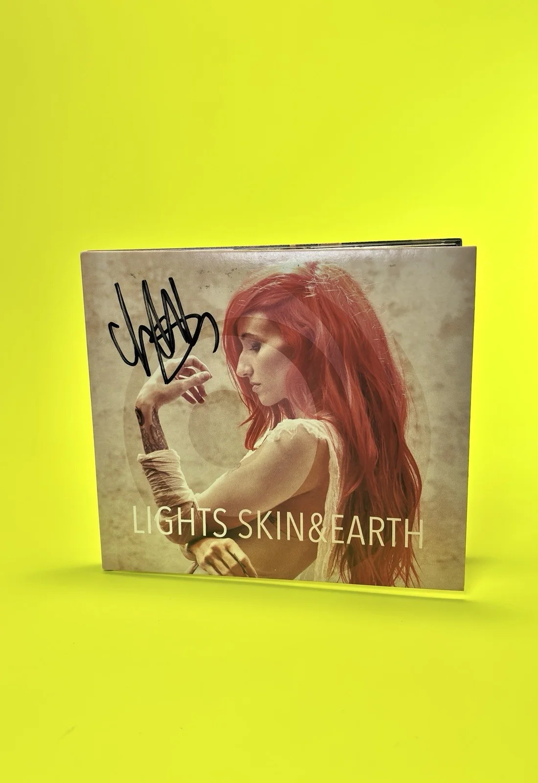 Lights - Signed Skin & Earth CD + Enamel Pins Set, image 2