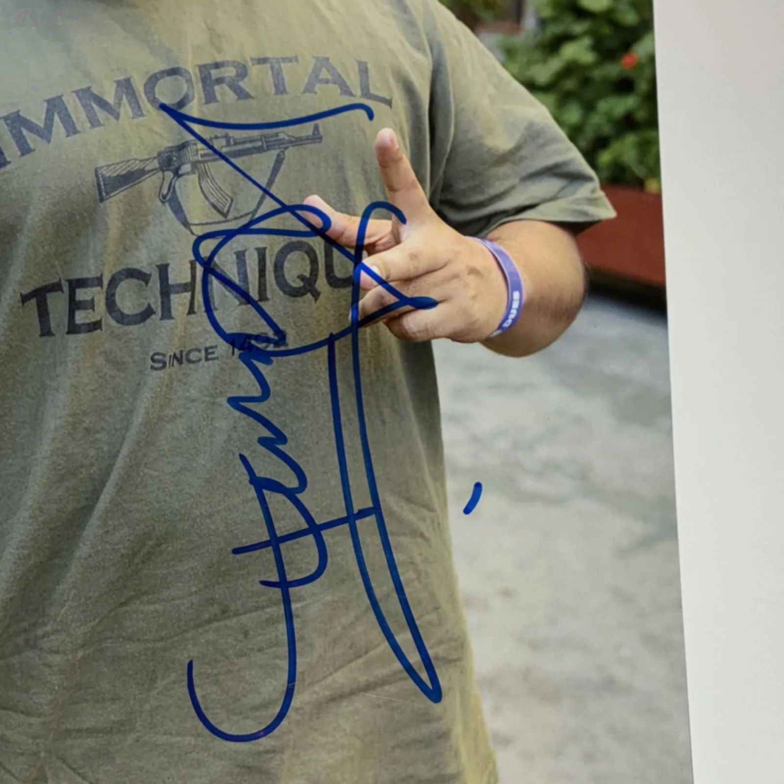 Immortal Technique “Hip-Hop Rapper” Autographed 8x10 Photo w proof pic Signed, изображение 2