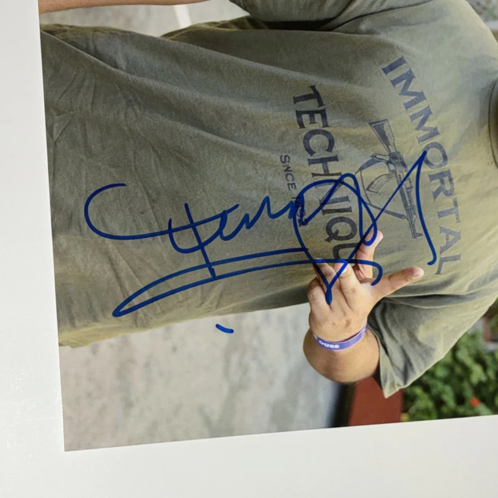 Immortal Technique “Hip-Hop Rapper” Autographed 8x10 Photo w proof pic Signed, изображение 3