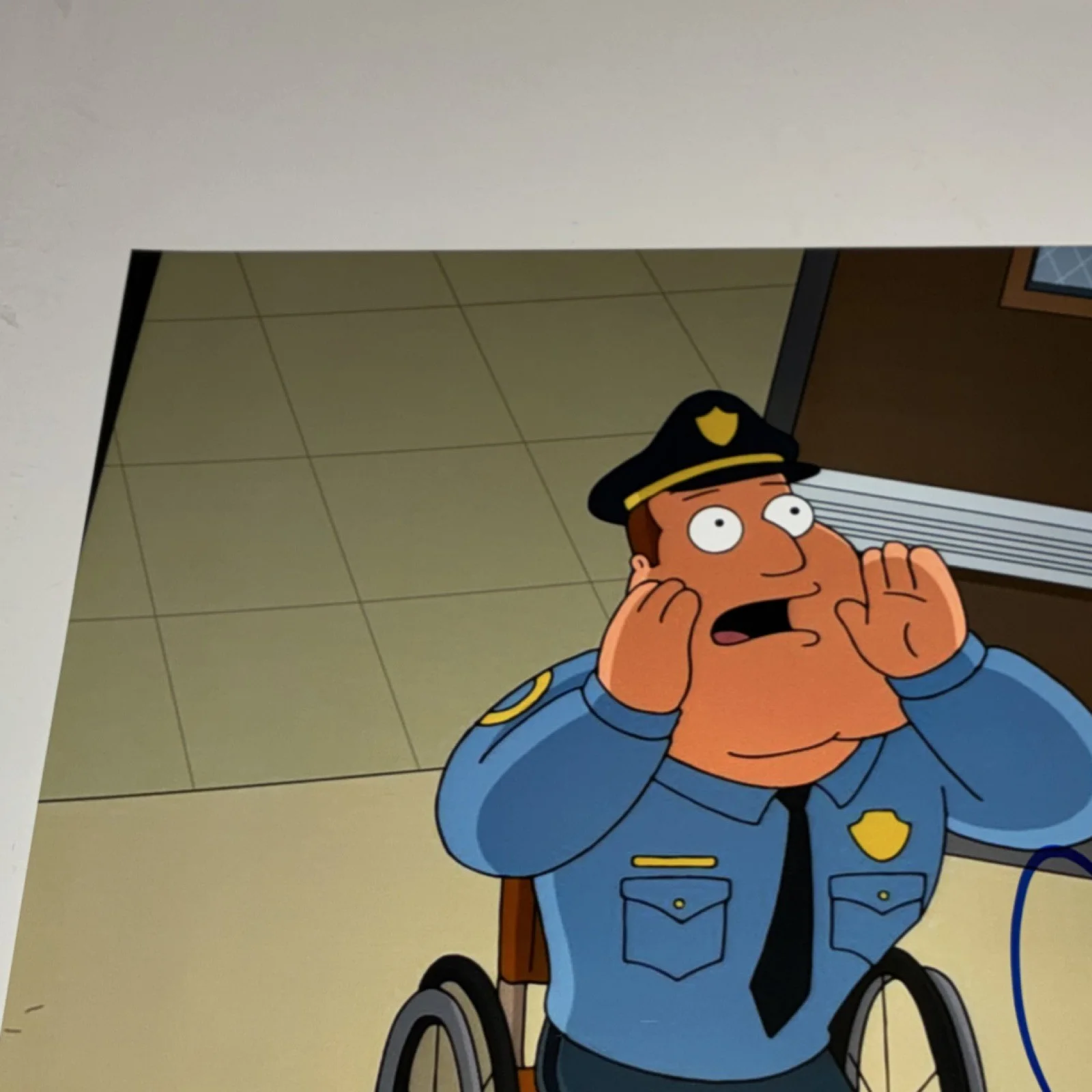 Patrick Warburton Family Guy Joe Television Show Autographed 8x10 Signed W proof, изображение 5