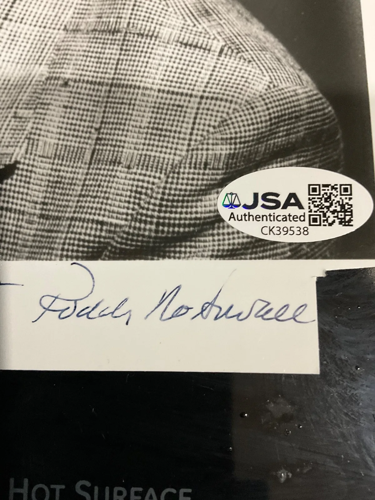RODDY MCDOWELL — DECEASED PLANET OF APES RODDY MCDOWELL SIGNED 5x7 PHOTO JSA CK 39538, image 2