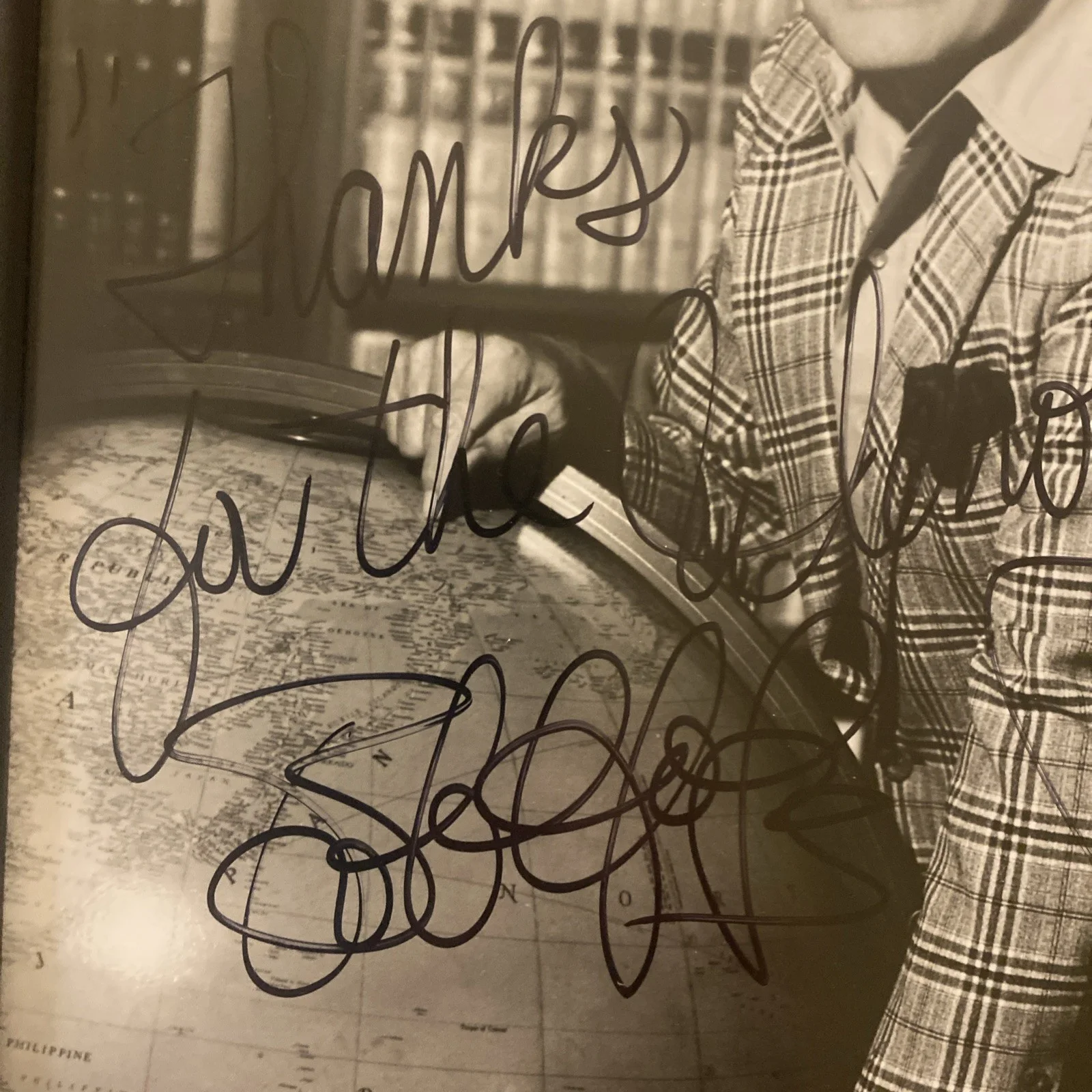 Bob Hope — Vintage Bob Hope Early Signed Autographed "Thanks for the Alimony" Framed, изображение 2