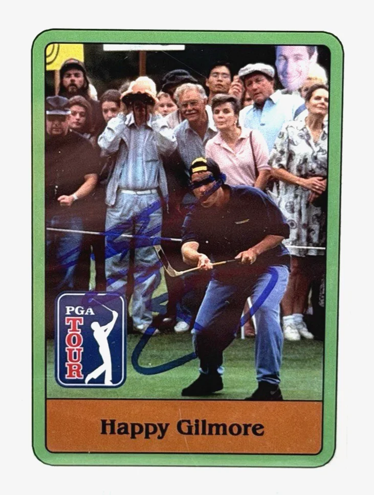 Adam Sandler — Adam Sandler Signed Happy Gilmore Custom Trading Card BAS Beckett Auth Auto Slab, image 4