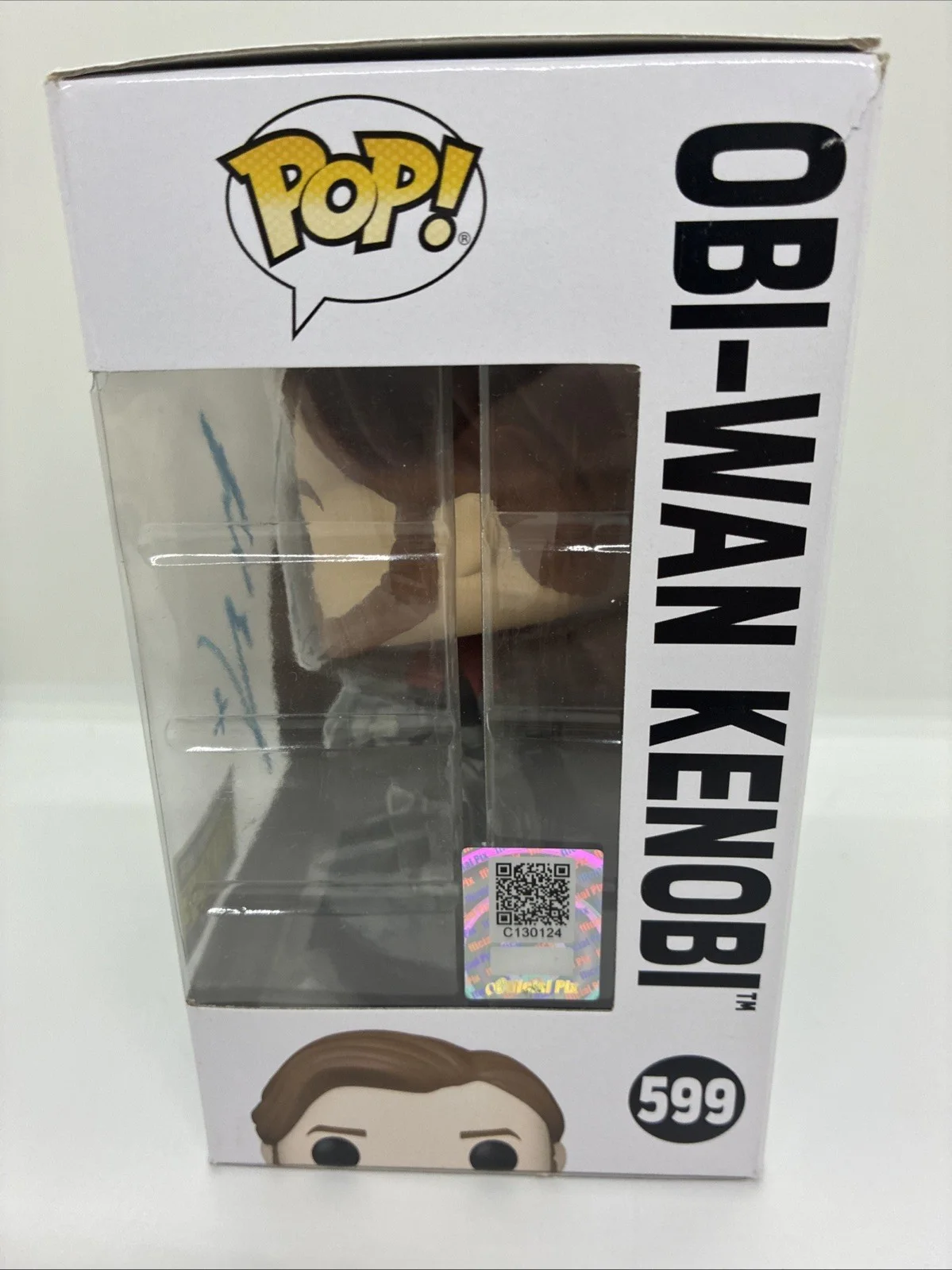 Ewan Mcgregor — Ewan McGregor Star Wars OBI WAN Funko POP #599 Signed Autographed Official Pix, изображение 2