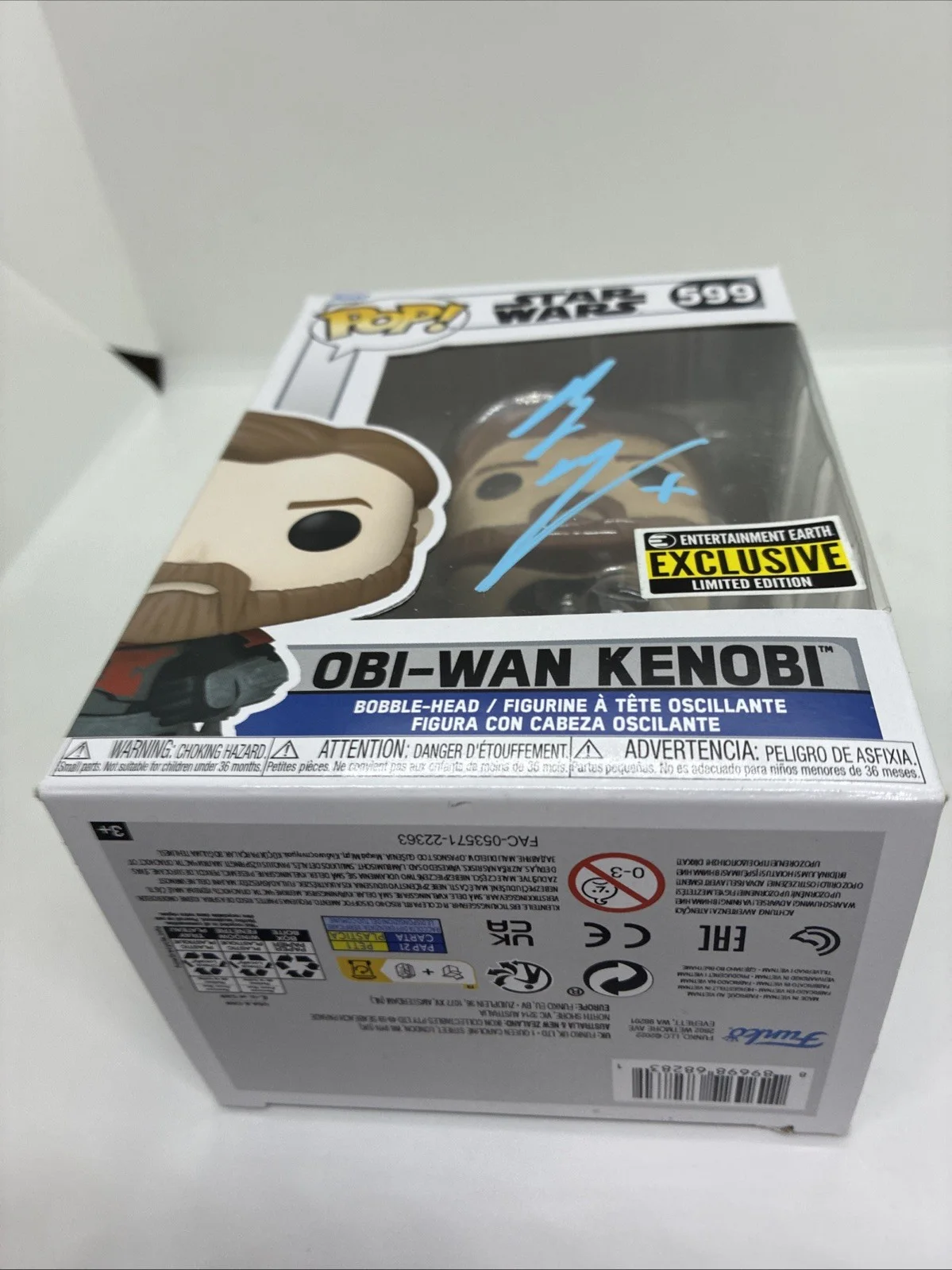 Ewan Mcgregor — Ewan McGregor Star Wars OBI WAN Funko POP #599 Signed Autographed Official Pix, изображение 5