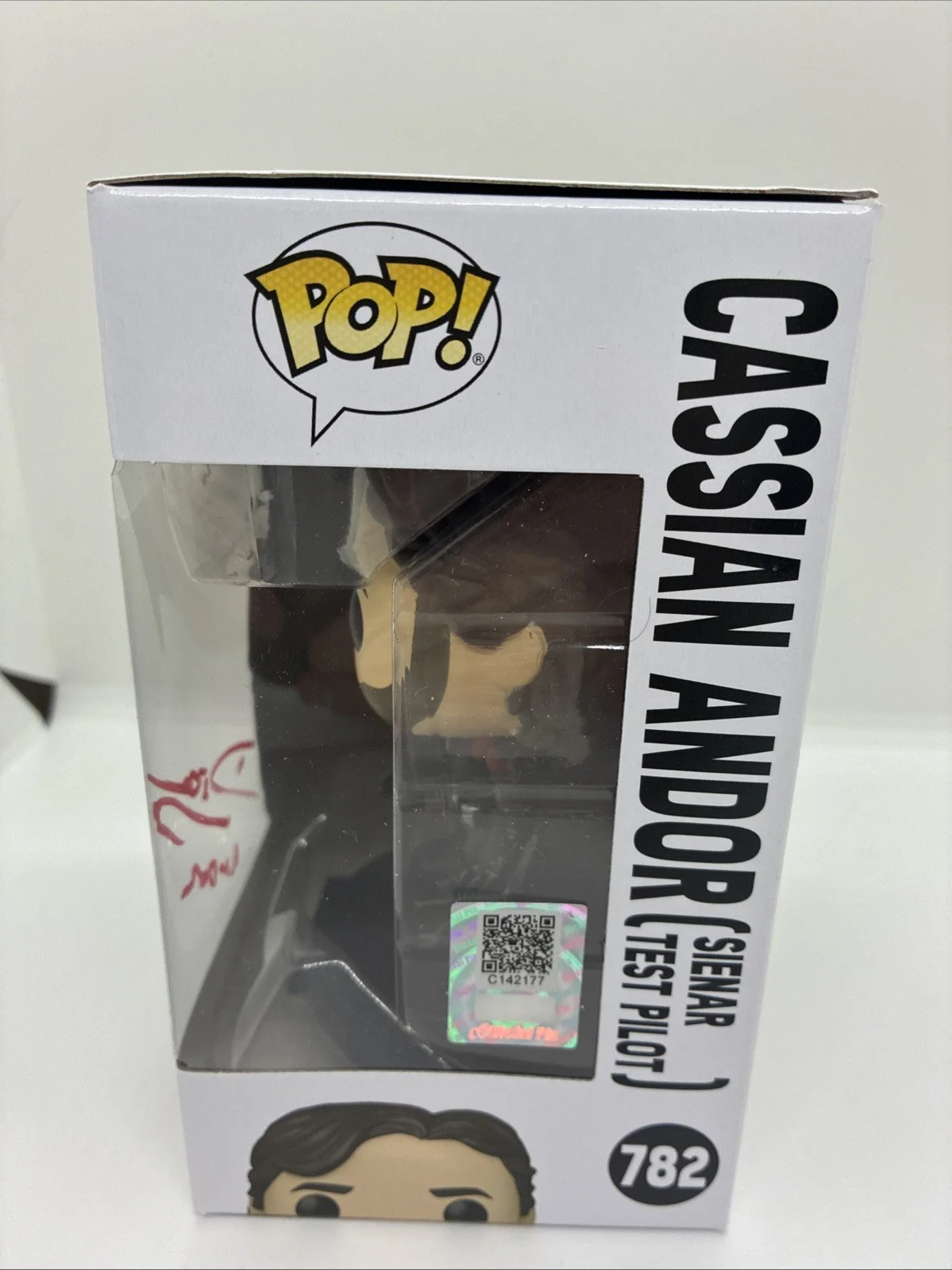 diego luna — Diego Luna Signed Star Wars Cassian Andor Funko Pop 782 Official Pix COA, изображение 2