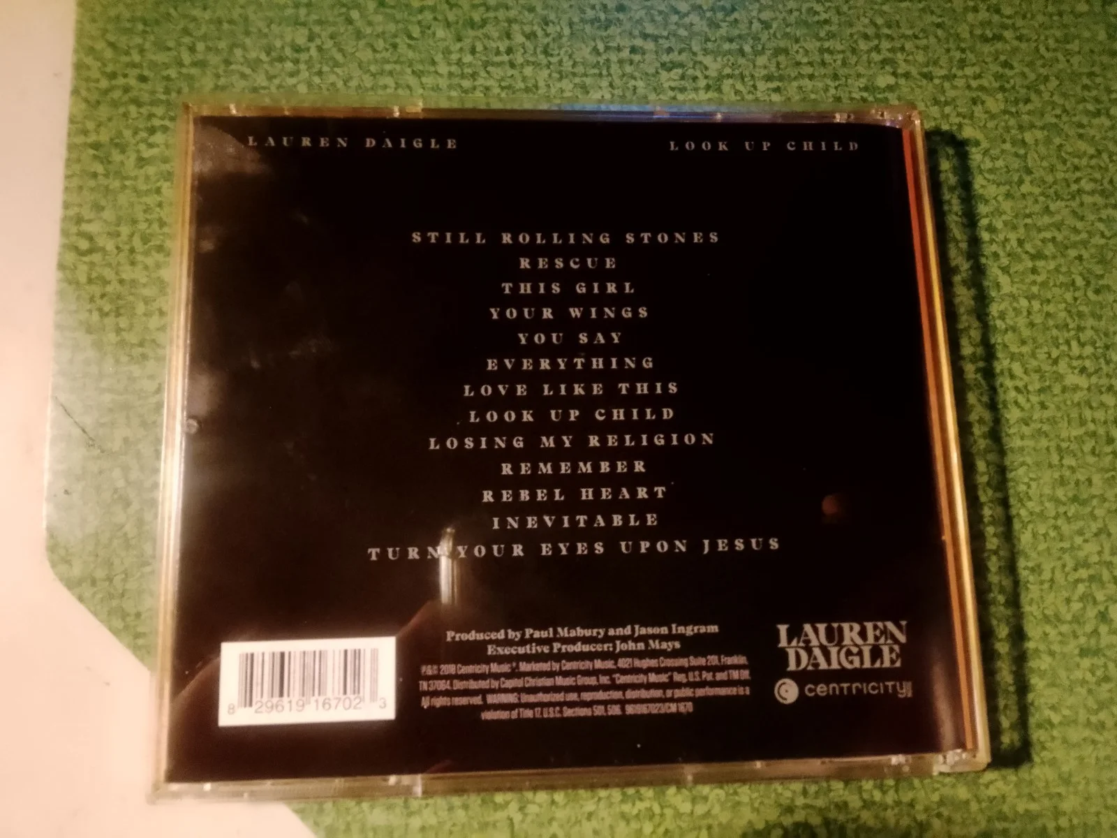 AUTOGRAPHED Lauren Daigle CD/Album "Look Up Child" (Never Played), изображение 5