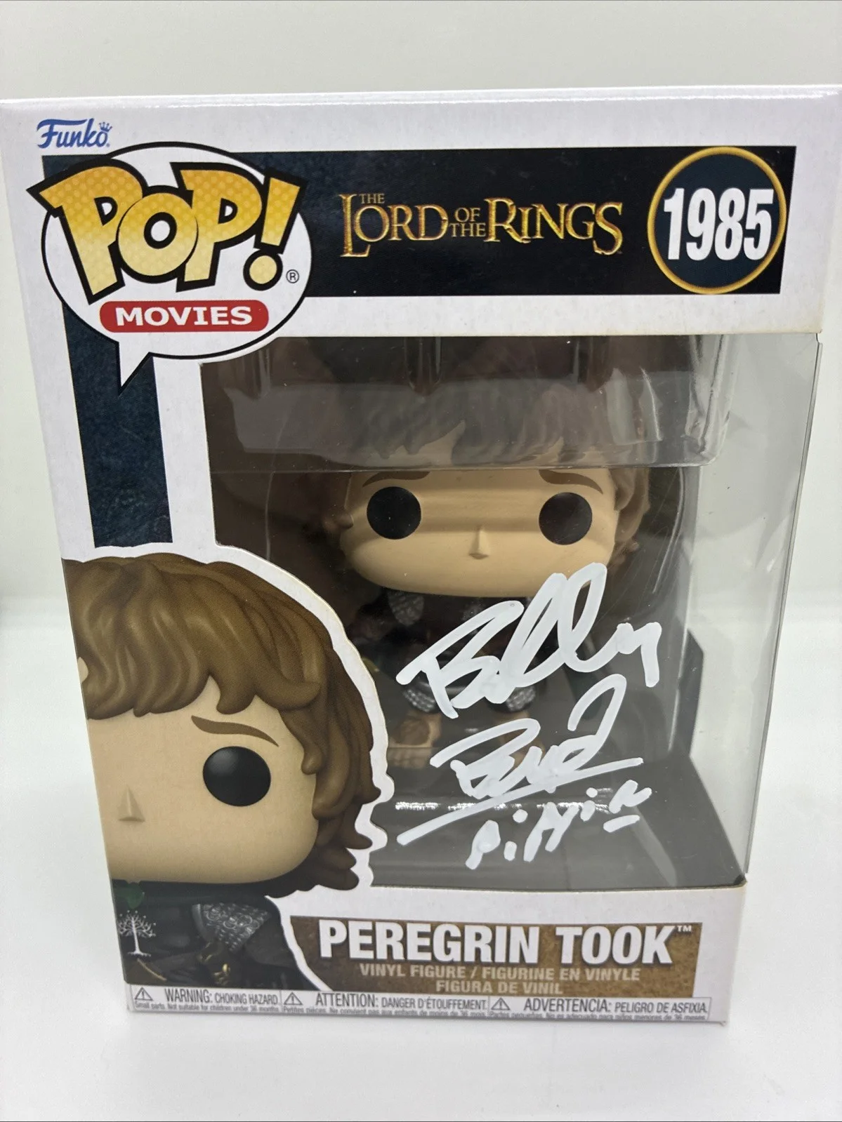 Billy Boyd — Billy Boyd ‘Lord Of The Rings’ Signed Funko Pop ‘Pippin Took’ Official Pix