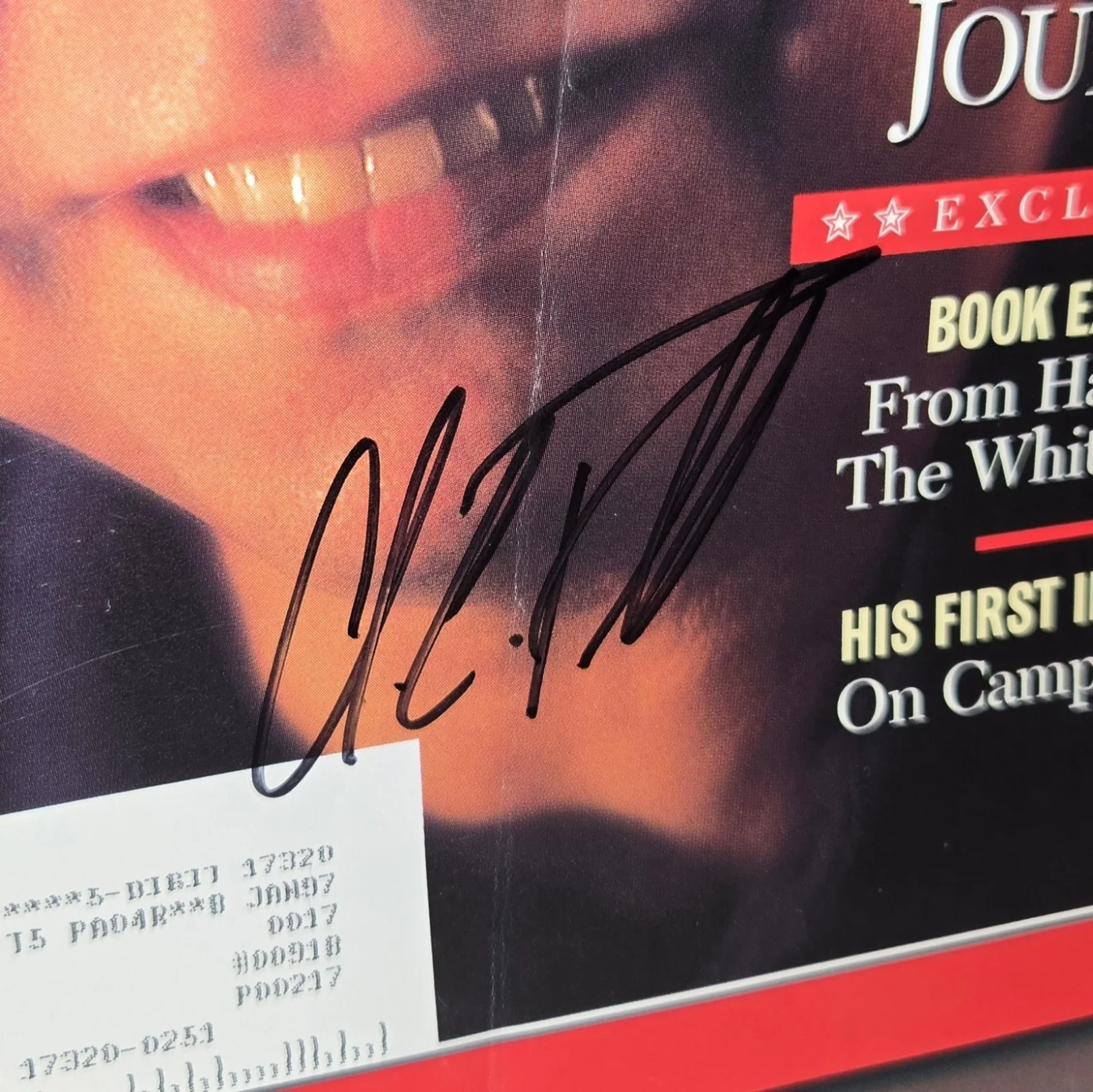 COLIN POWELL Hand signed Autographed TIME Magazine 1995, image 3