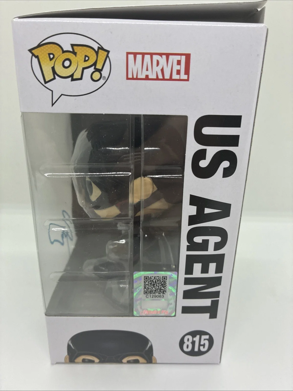 Wyatt Russell — WYATT RUSSELL SIGNED US AGENT FUNKO POP THUNDERBOLTS Official Pix COA 815 MARVEL, image 2