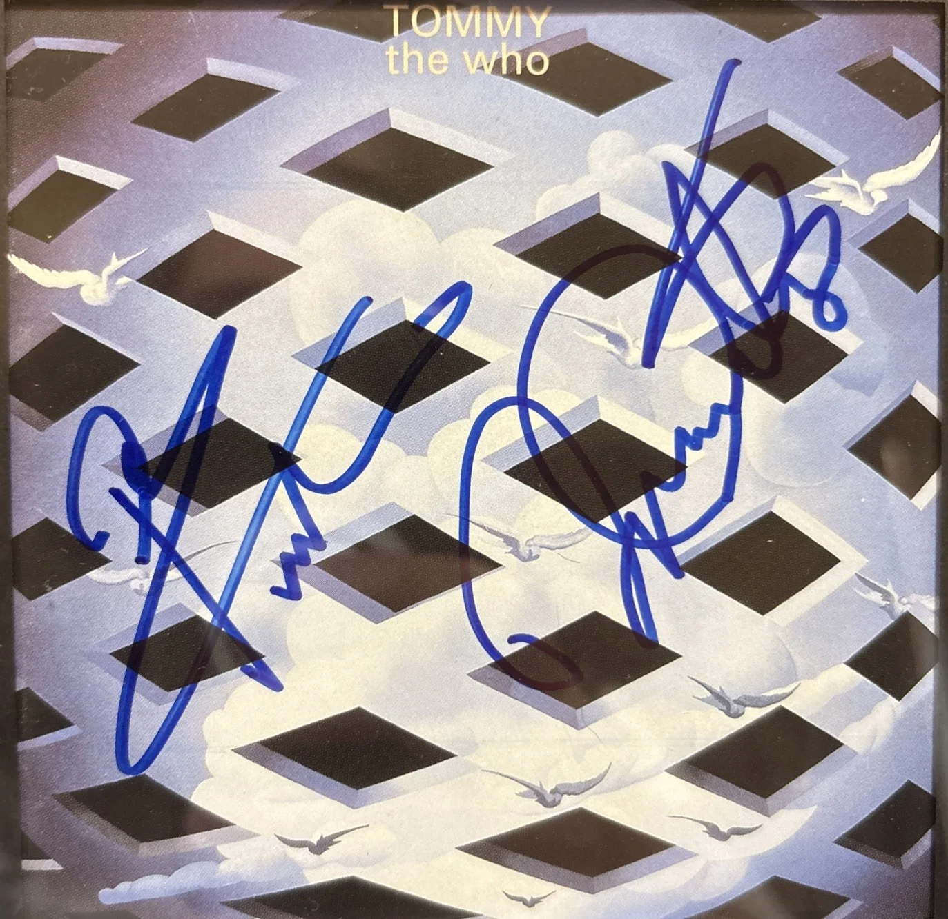 The Who Tommy Signed / Autographed CD Framed Roger Daltrey Pete Townshend, image 2