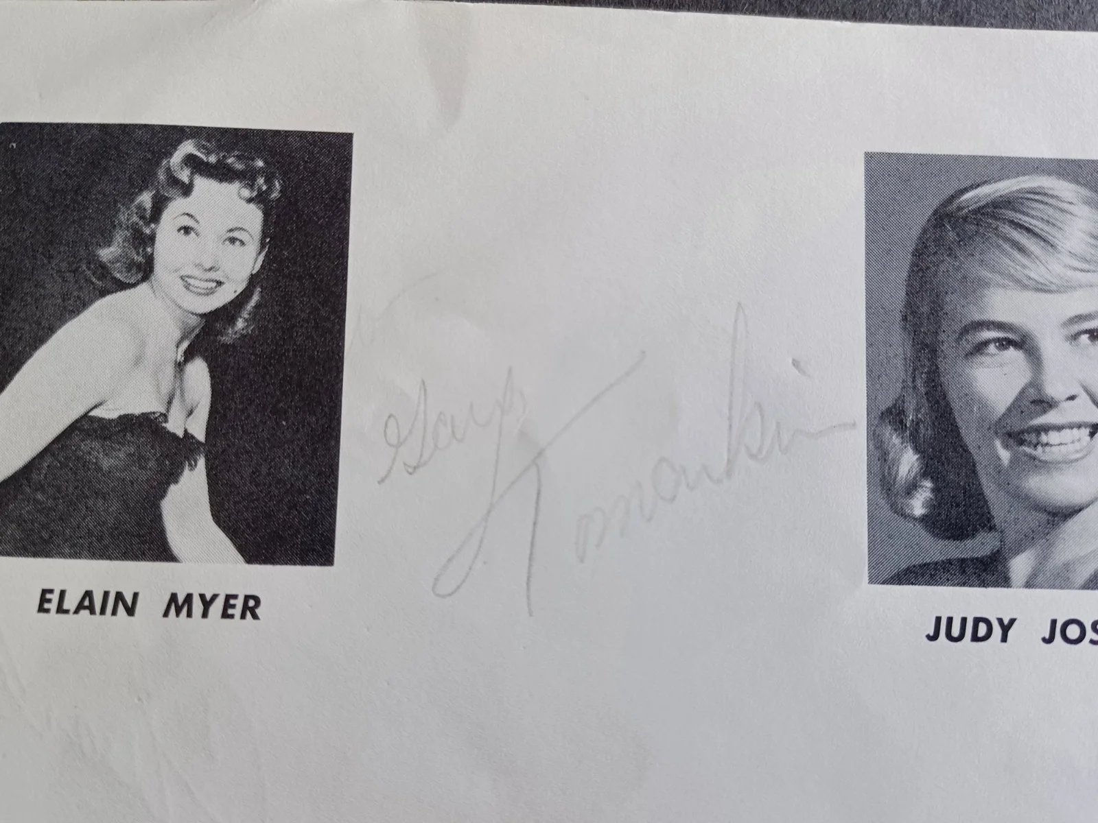 Charles Cagle, Judy Joseph, Gary Tomankin Signed 8.5" x 11" Photo Page, изображение 4