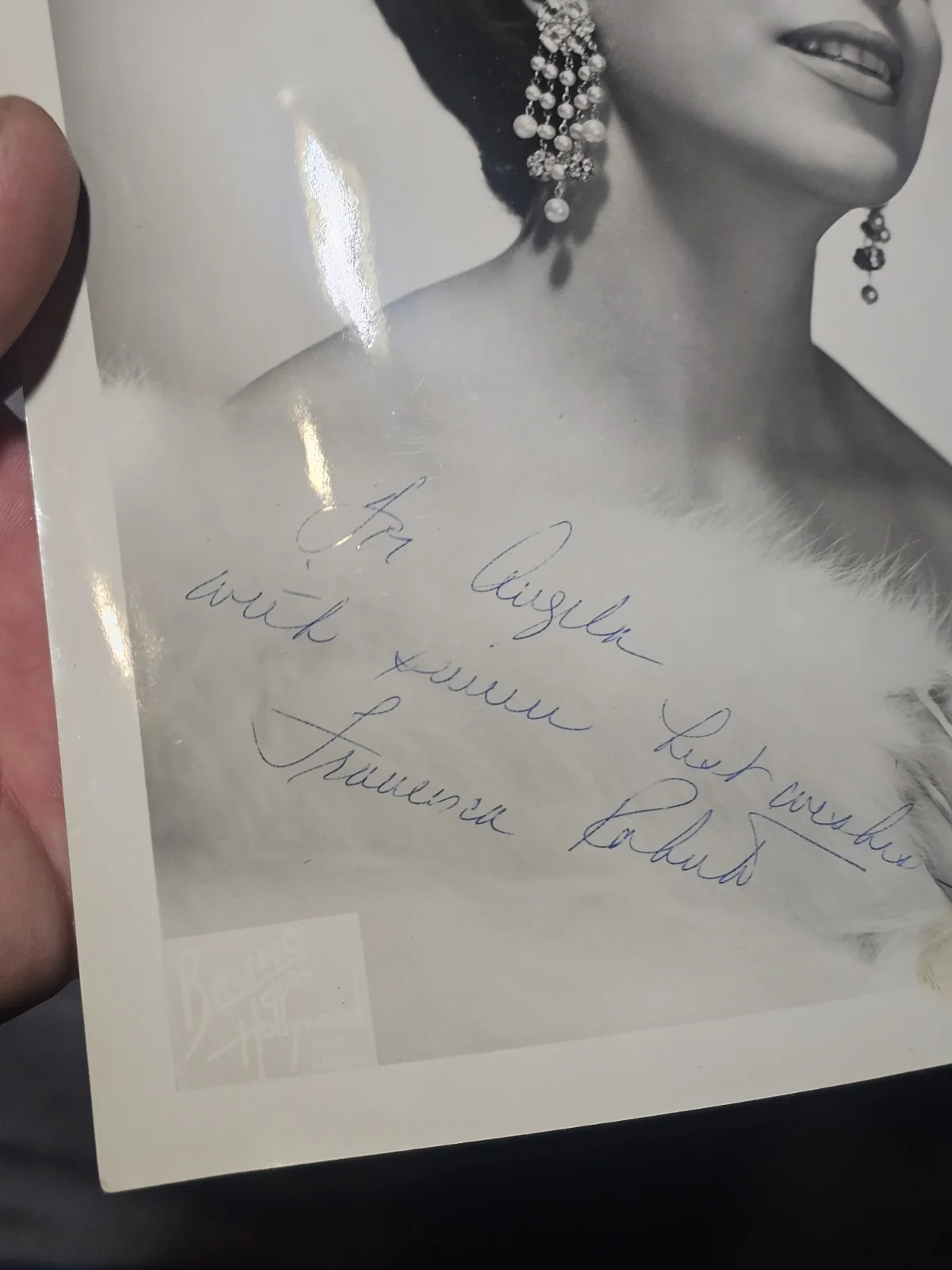Francesca Landi Signed Photo Opera Soprano Autograph Bruno Hollywood NYC 8x10, image 2