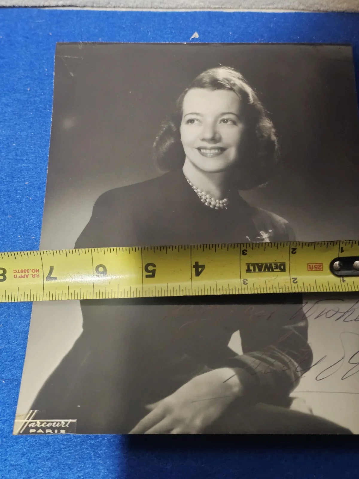 Signed Photo Attributed Lily Pons French Opera Soprano Harcourt Paris 8x10, image 5