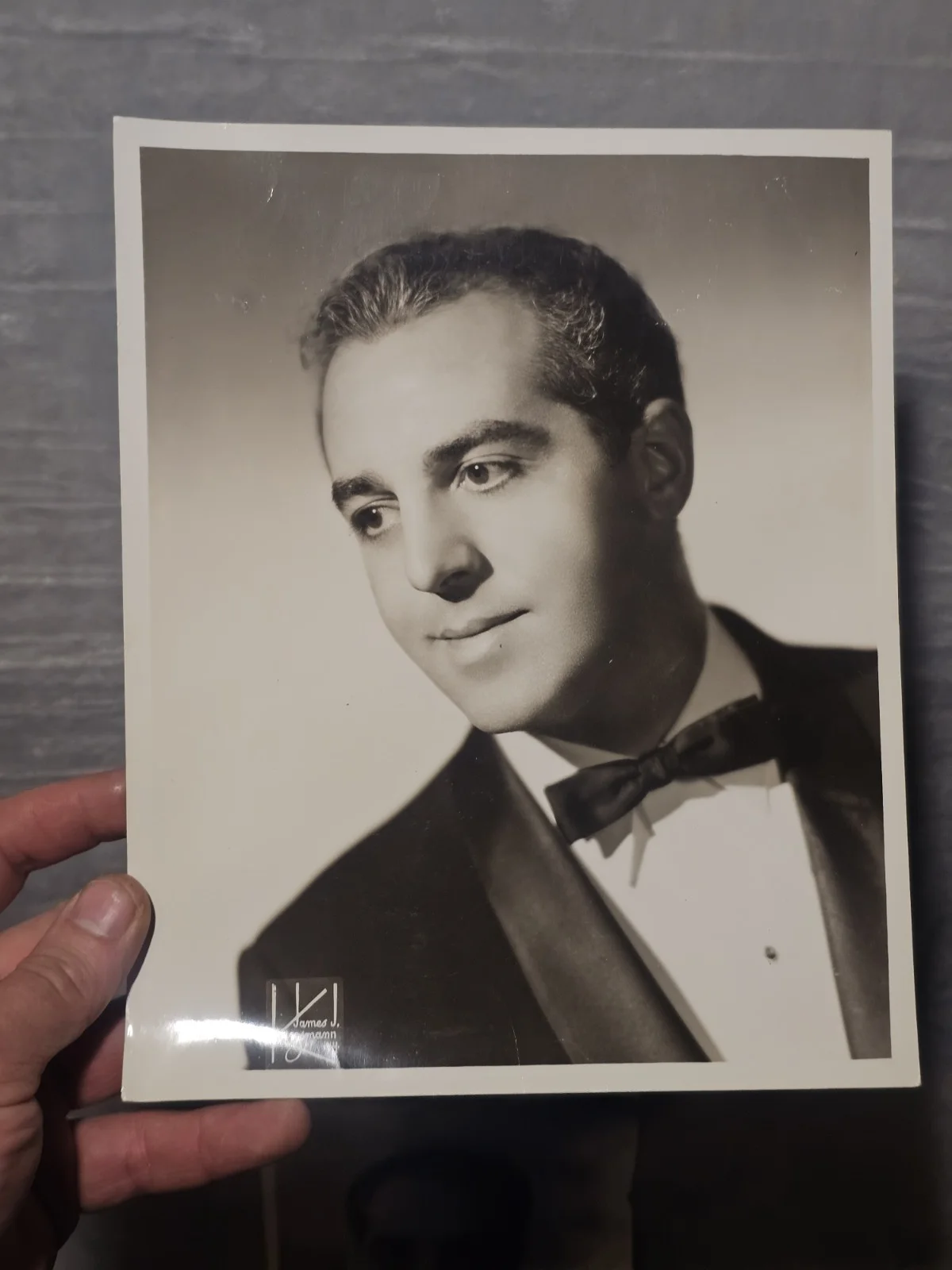 Signed Photo Dominic Cifarelli Tenor Opera Singer Kriegsmann NYC 8x10 Vintage, изображение 2