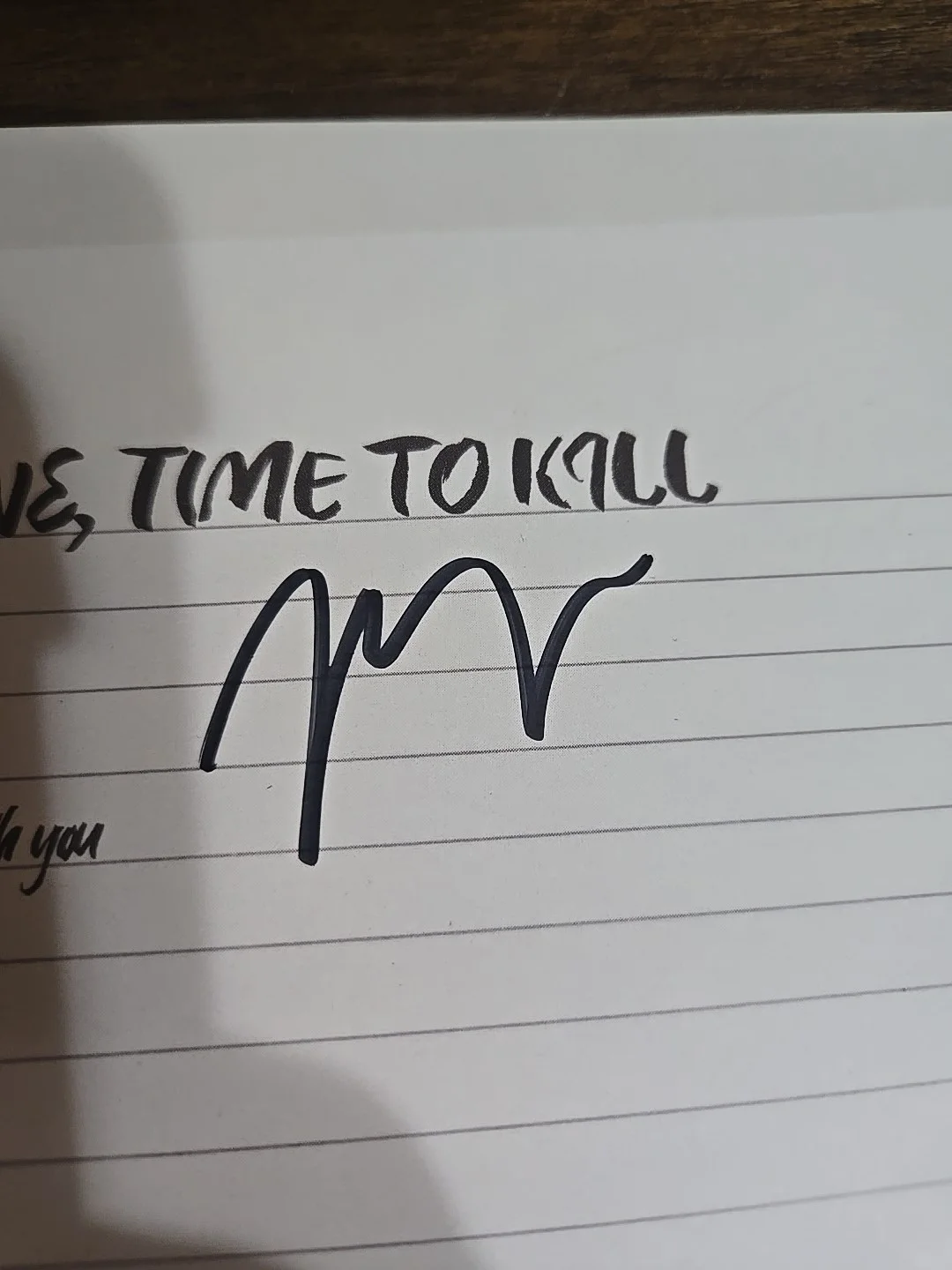 Signed Morgan Wade Poster VIP Pass Bundle Autograph Time To Love Time To Kill, image 3