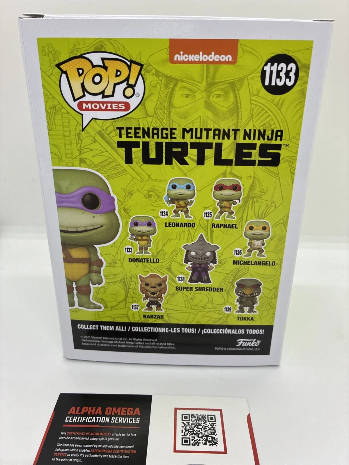 Corey Feldman Signed Funko Pop - Teenage Mutant Ninja Turtles - Donatello COA, image 3