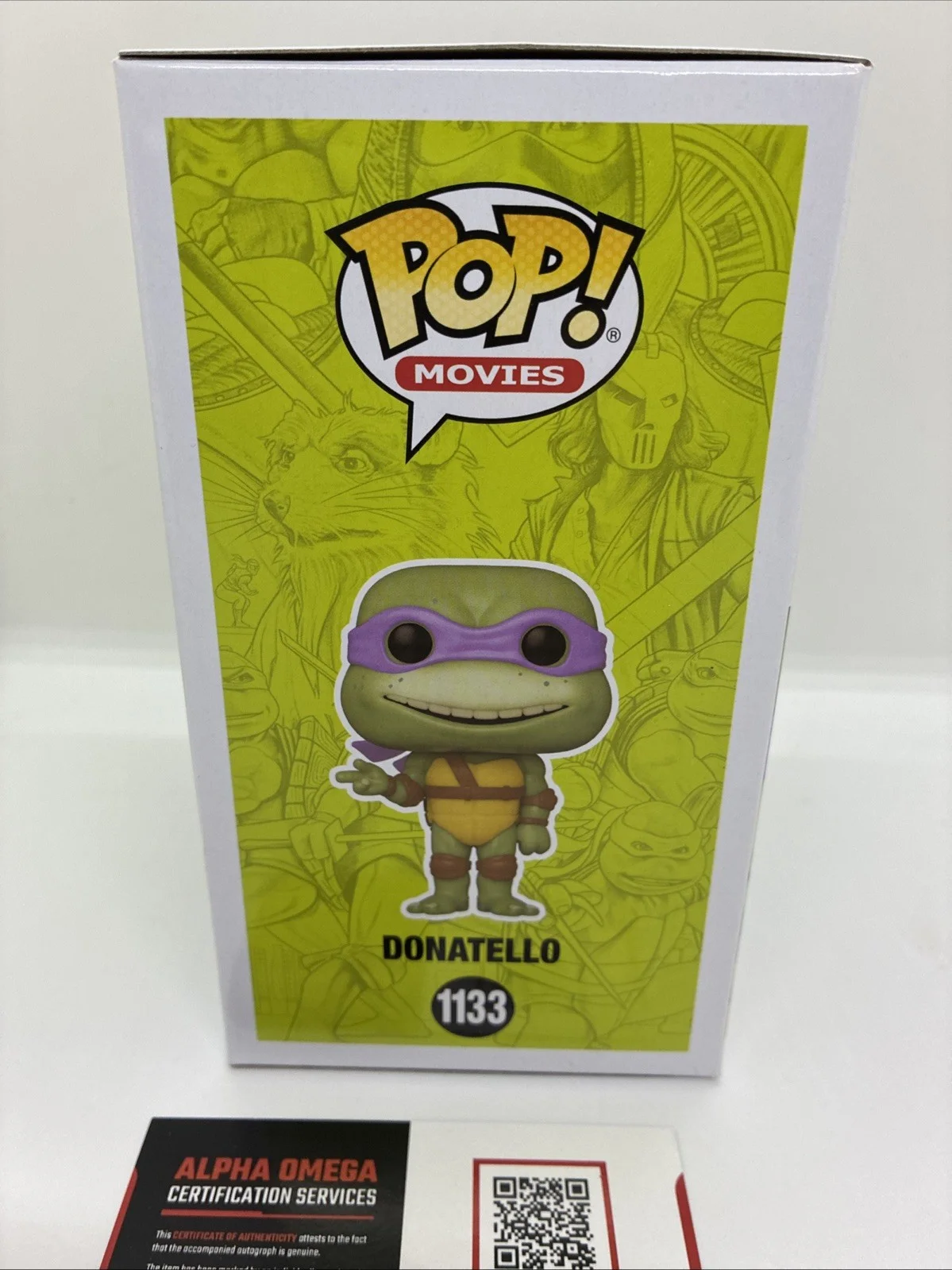 Corey Feldman Signed Funko Pop - Teenage Mutant Ninja Turtles - Donatello COA, image 4