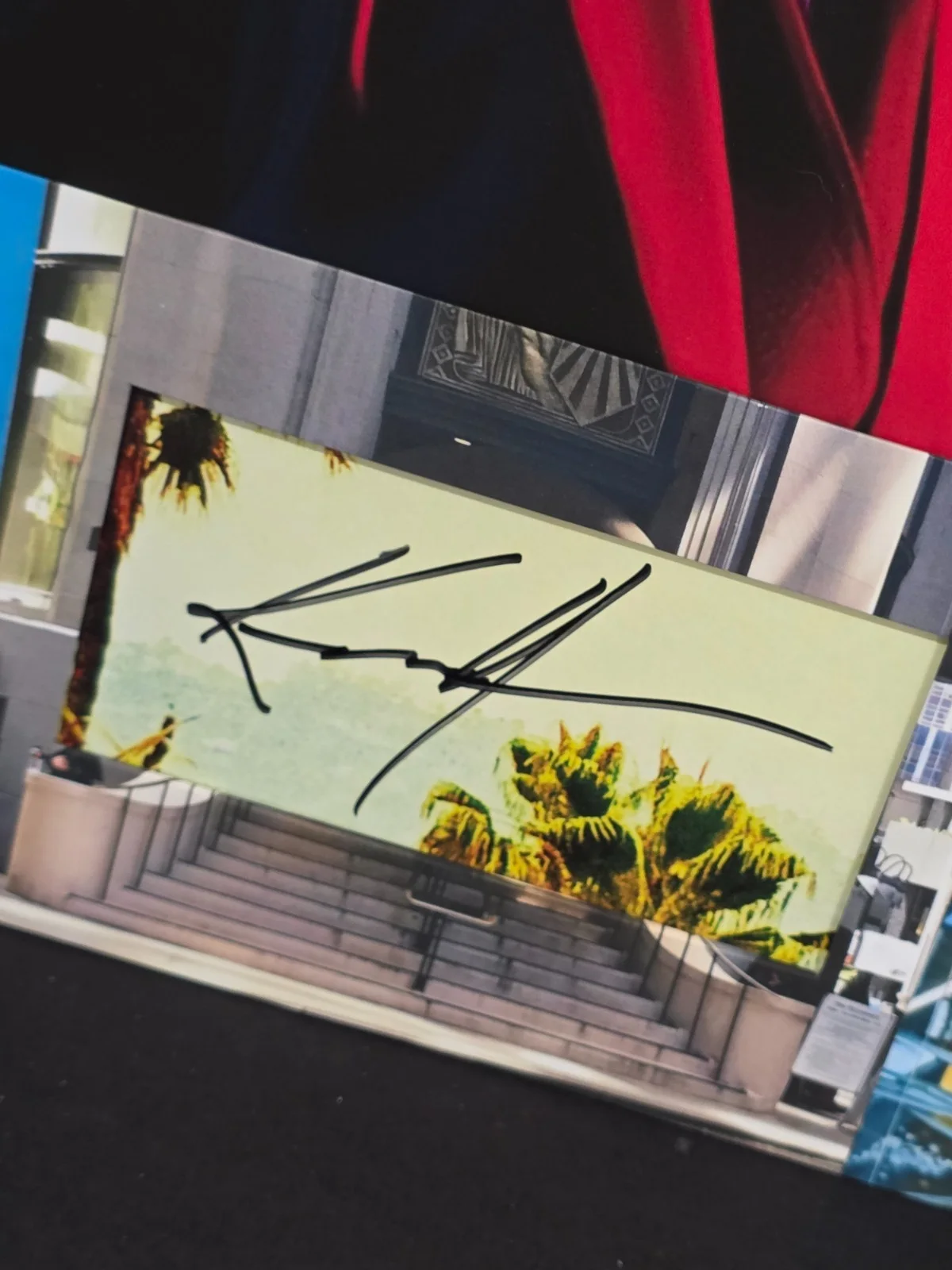 Keanu Reeves — Keanu Reeves -John Wick Custom Matted & Framed Signed/Autographed Photo, image 2
