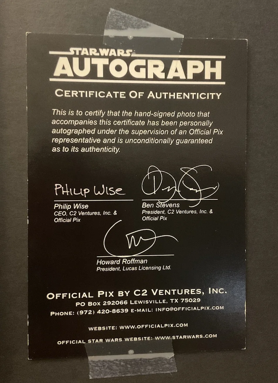 Hayden Christensen — 2006 Official Pix Ultimate Darth Vader Hayden Christensen Autograph 21/100 CoA, image 4