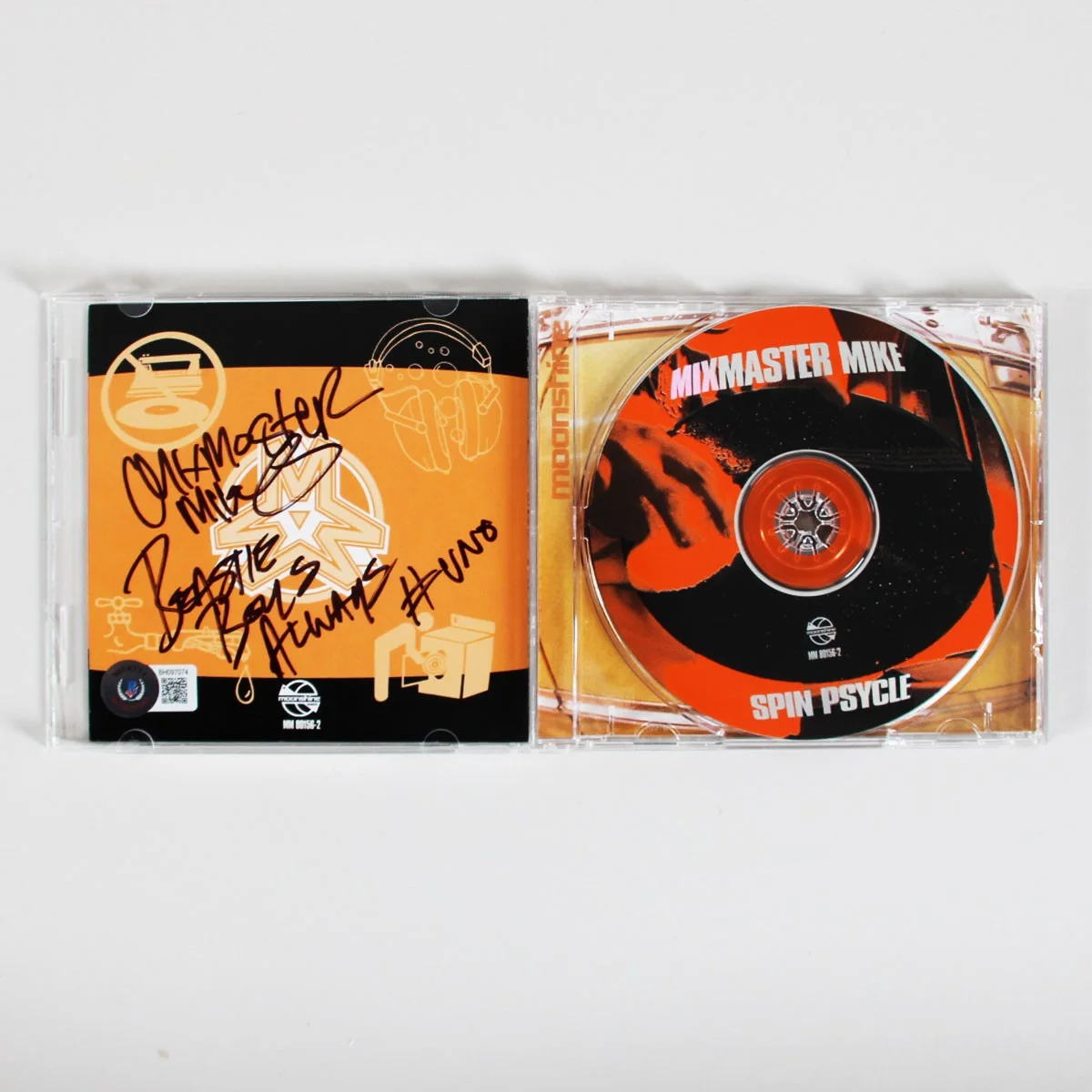 Mix Master Mike Signed CD Spin Psycle Autographed 2x "Beastie Boys Always #Un..., image 3