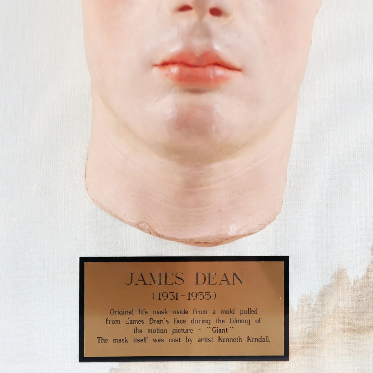 James Dean Original Life Mask by Artist Kenneth Kendall, image 5