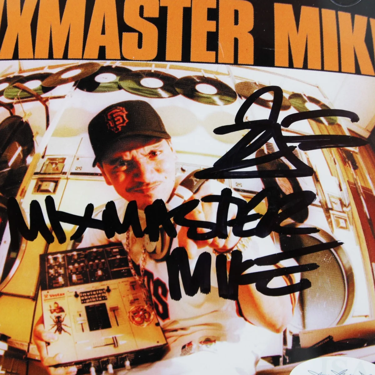Mix Master Mike Signed CD Spin Psycle Autographed 2x - COA JSA, image 2
