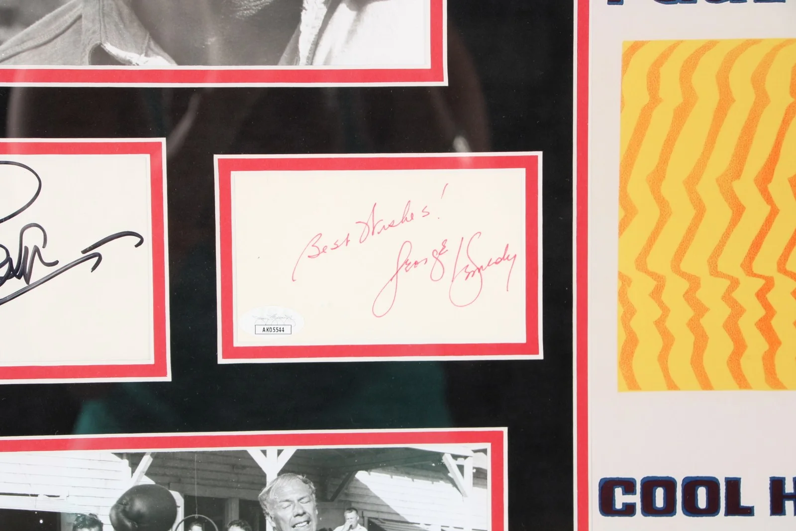 Cool Hand Luke Cast Signed Photo Display - COA JSA, image 3