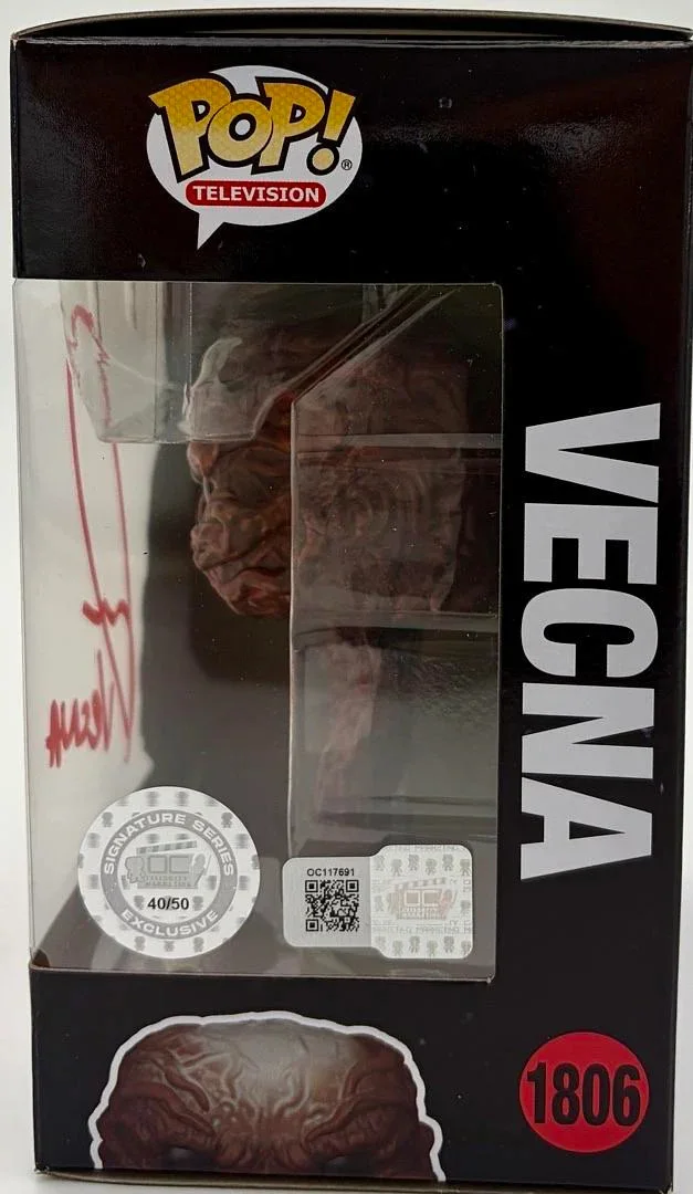 Jamie Campbell Bower signed "Vecna" Funko #1806 (Stranger Things)-OC Celebrity M, image 3
