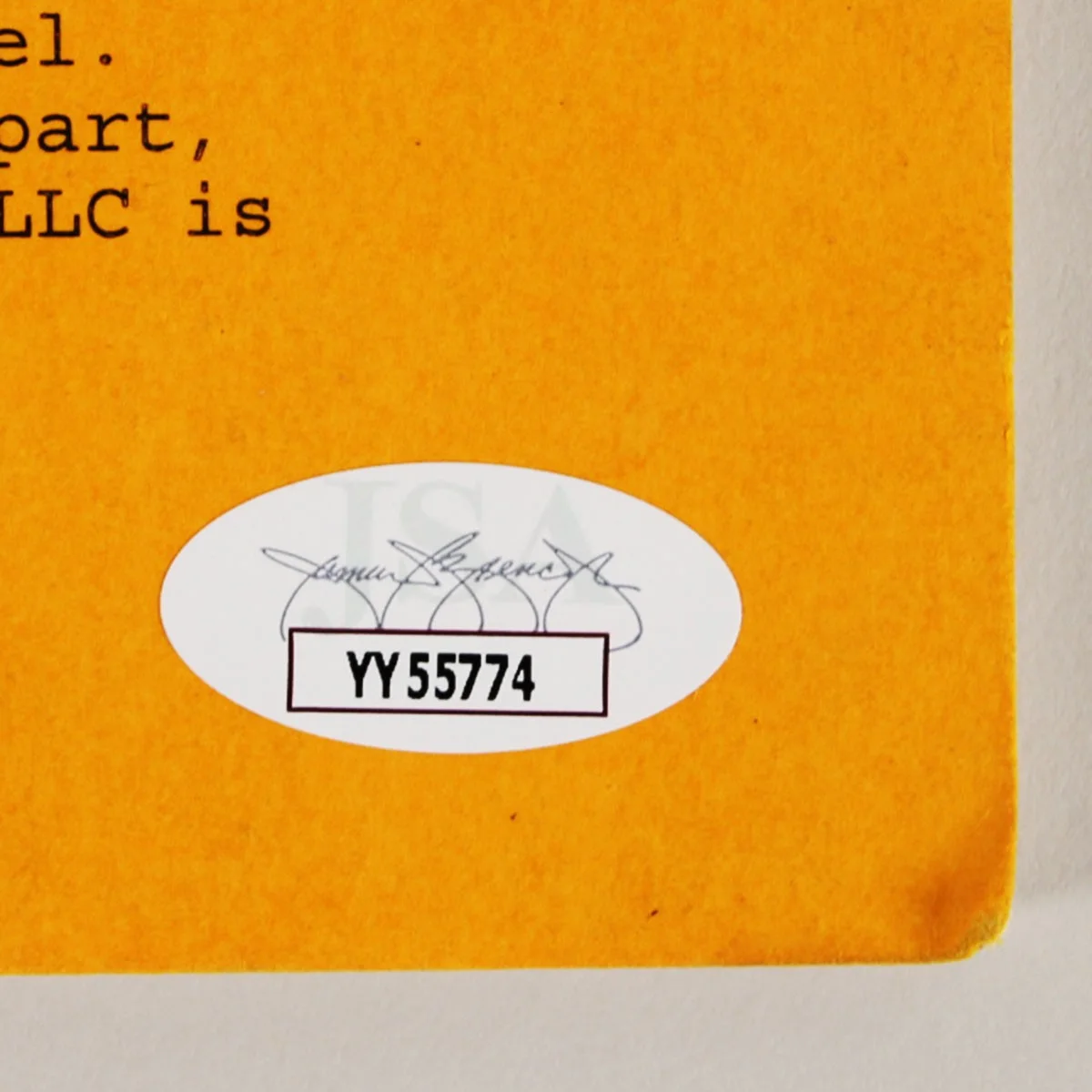 According to Jim Cast Signed Script - Jim Belushi, etc. - COA JSA, image 5