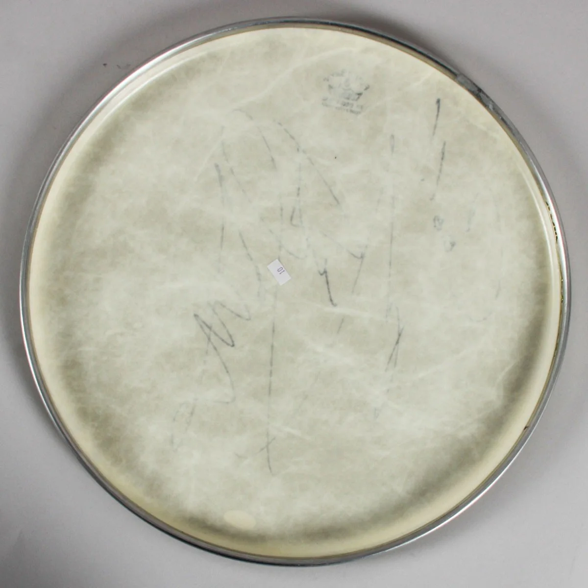 Meat Loaf Signed Drumhead - COA JSA, image 3