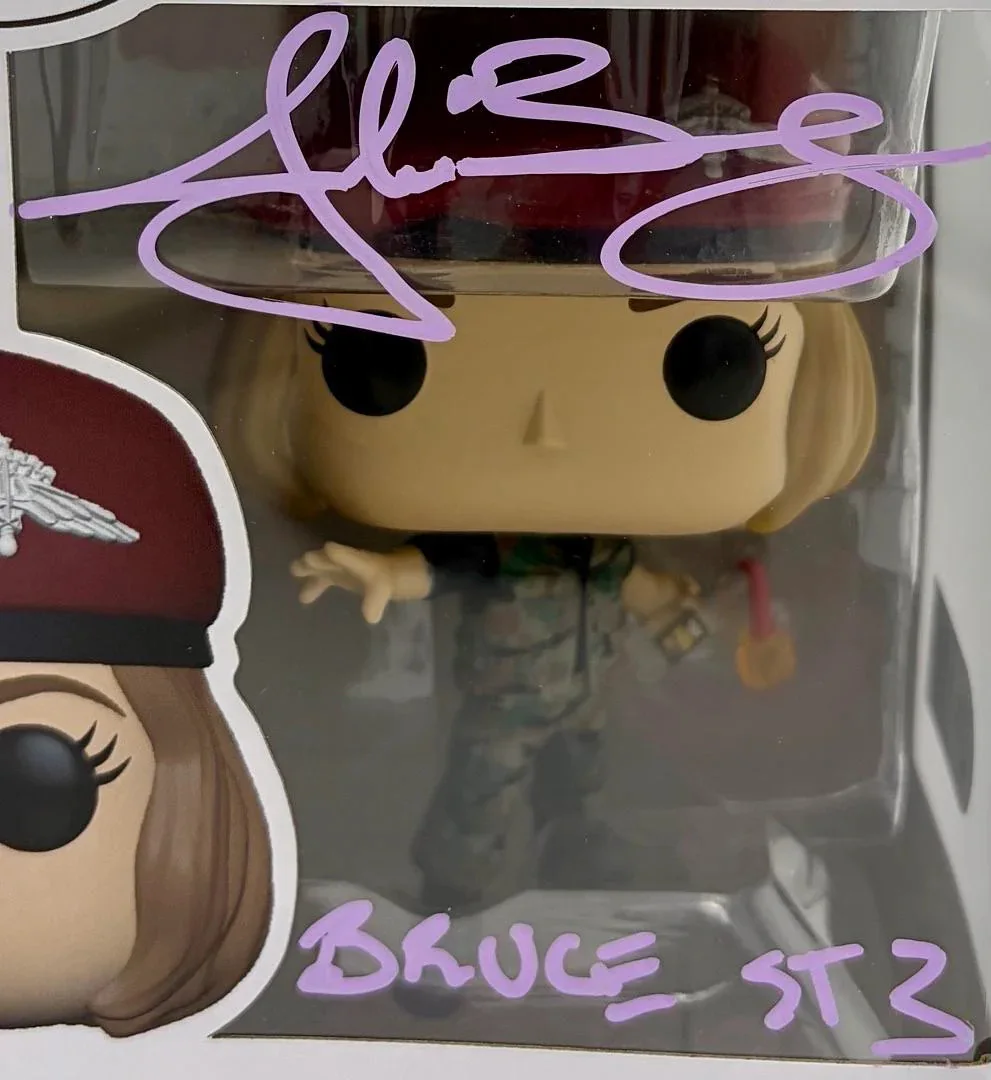 Jake Busey signed "Robin" Funko #1461 (Stranger Things) - SWAU COA, image 2