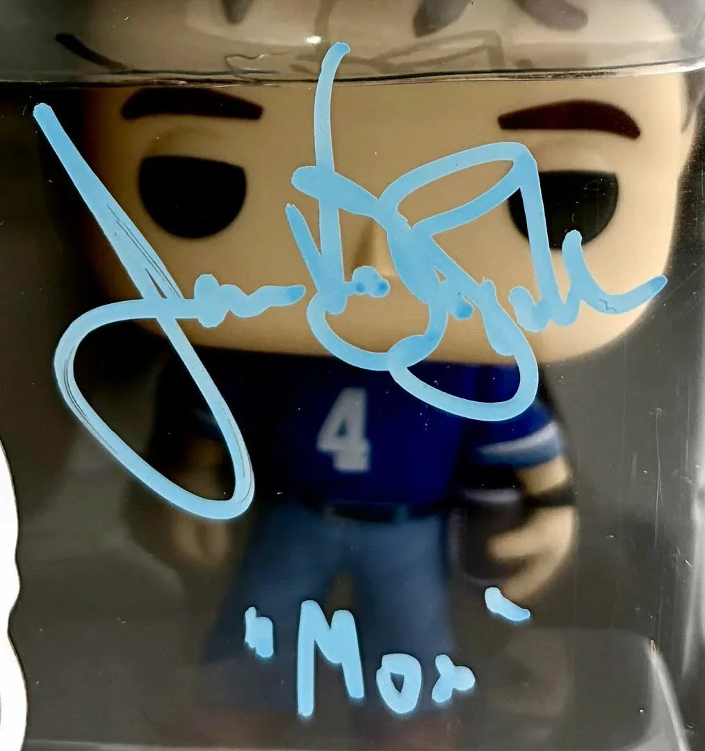 James Van Der Beek signed "Mox" Funko #1869 (Varsity Blues) - JSA COA, изображение 2