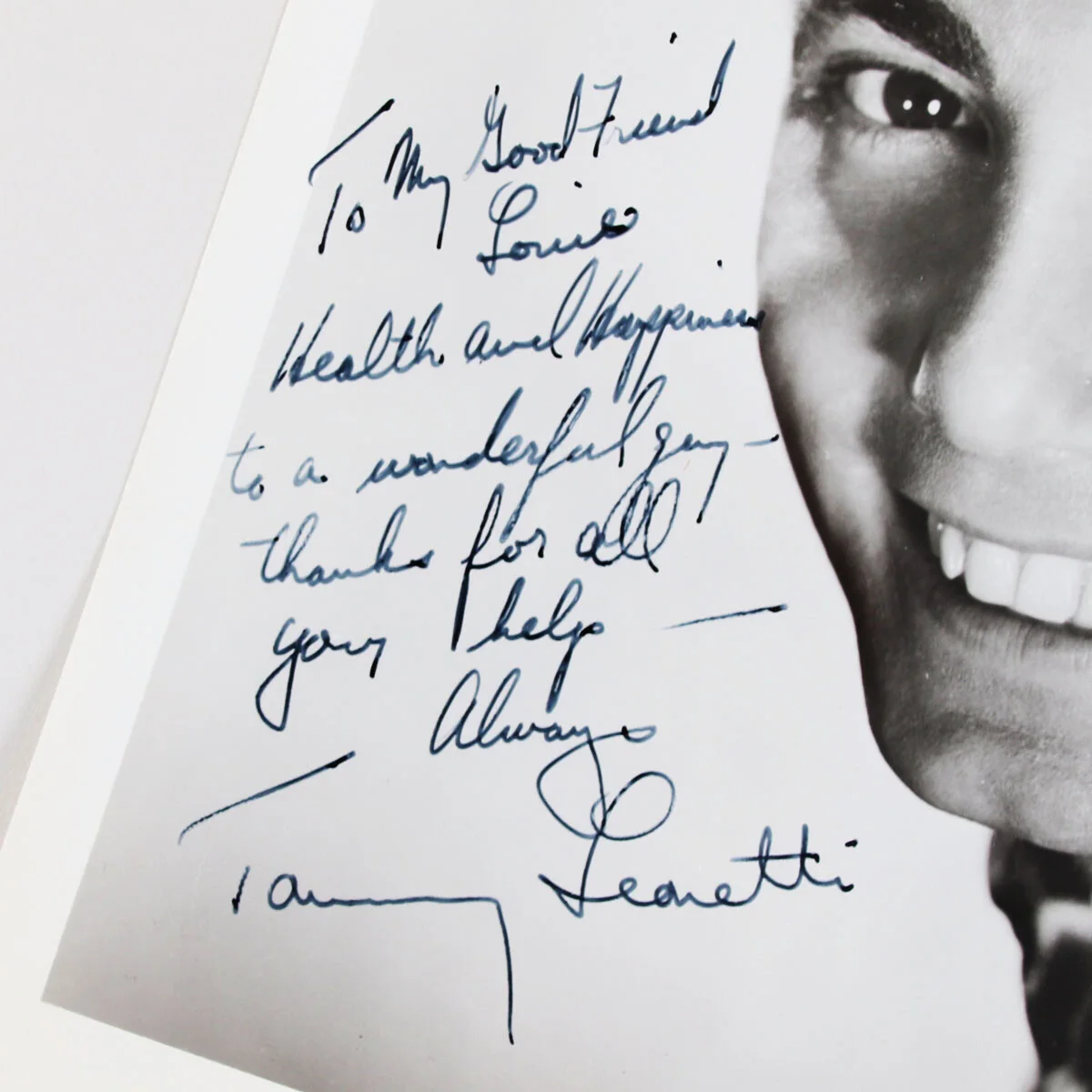 Tommy Leonetti Signed Photo 8x10 - COA JSA, изображение 2