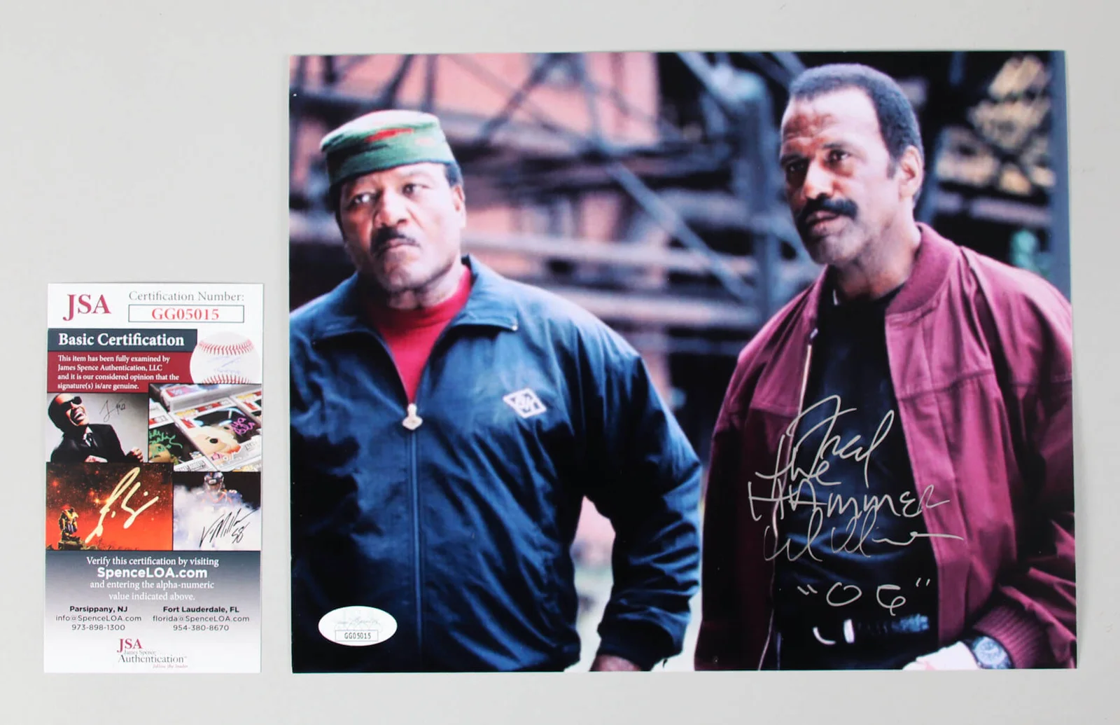 Fred Williamson Signed Photo 8x10 - COA JSA, image 3
