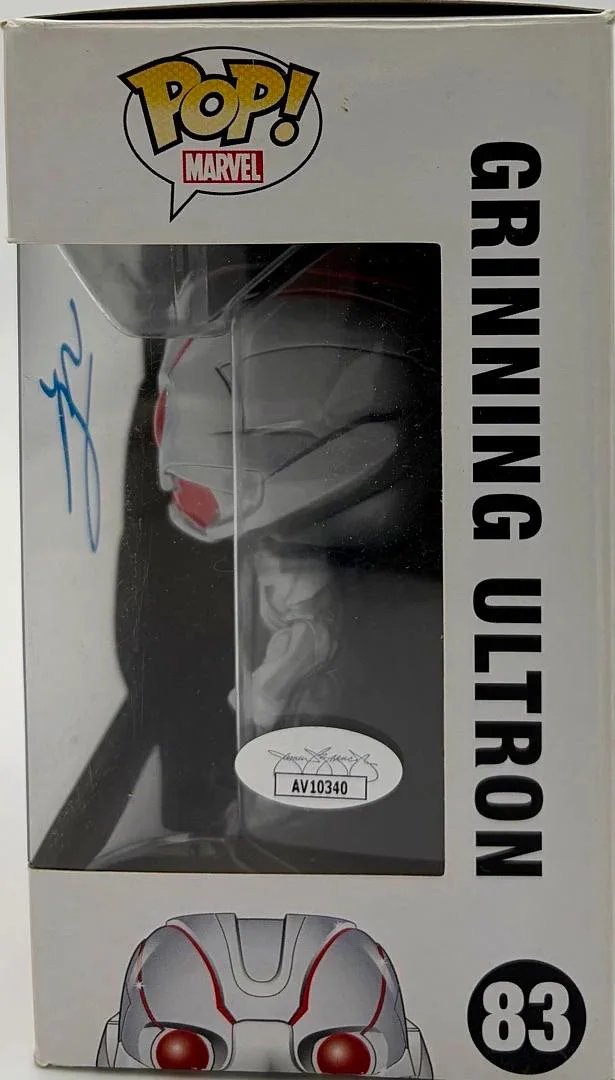 James Spader signed "Grinning Ultron" Funko #83 (Avengers) - JSA COA, image 3