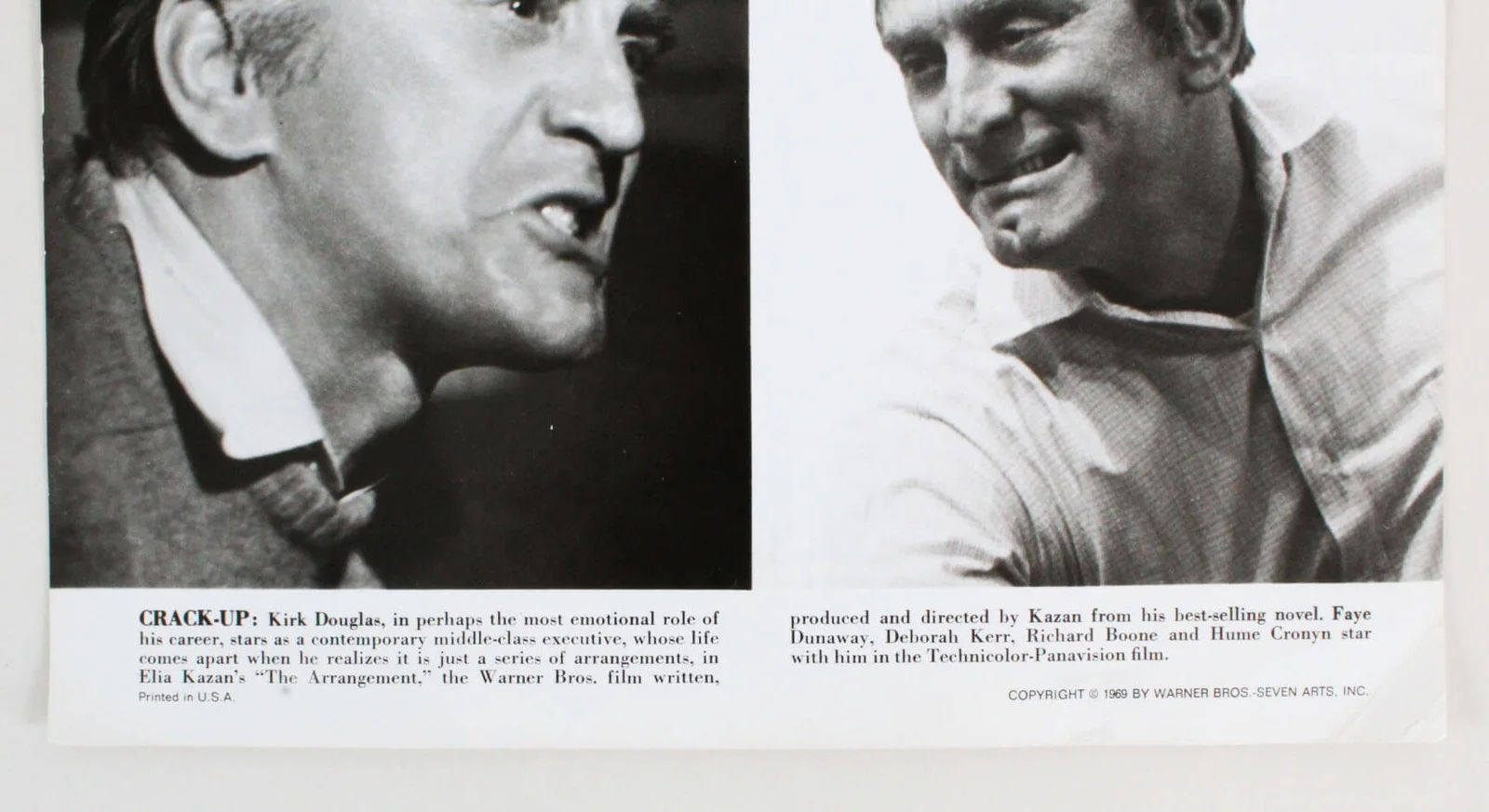 Kirk Douglas Signed Photo 11x14 "The Arrangement" - COA JSA, изображение 3