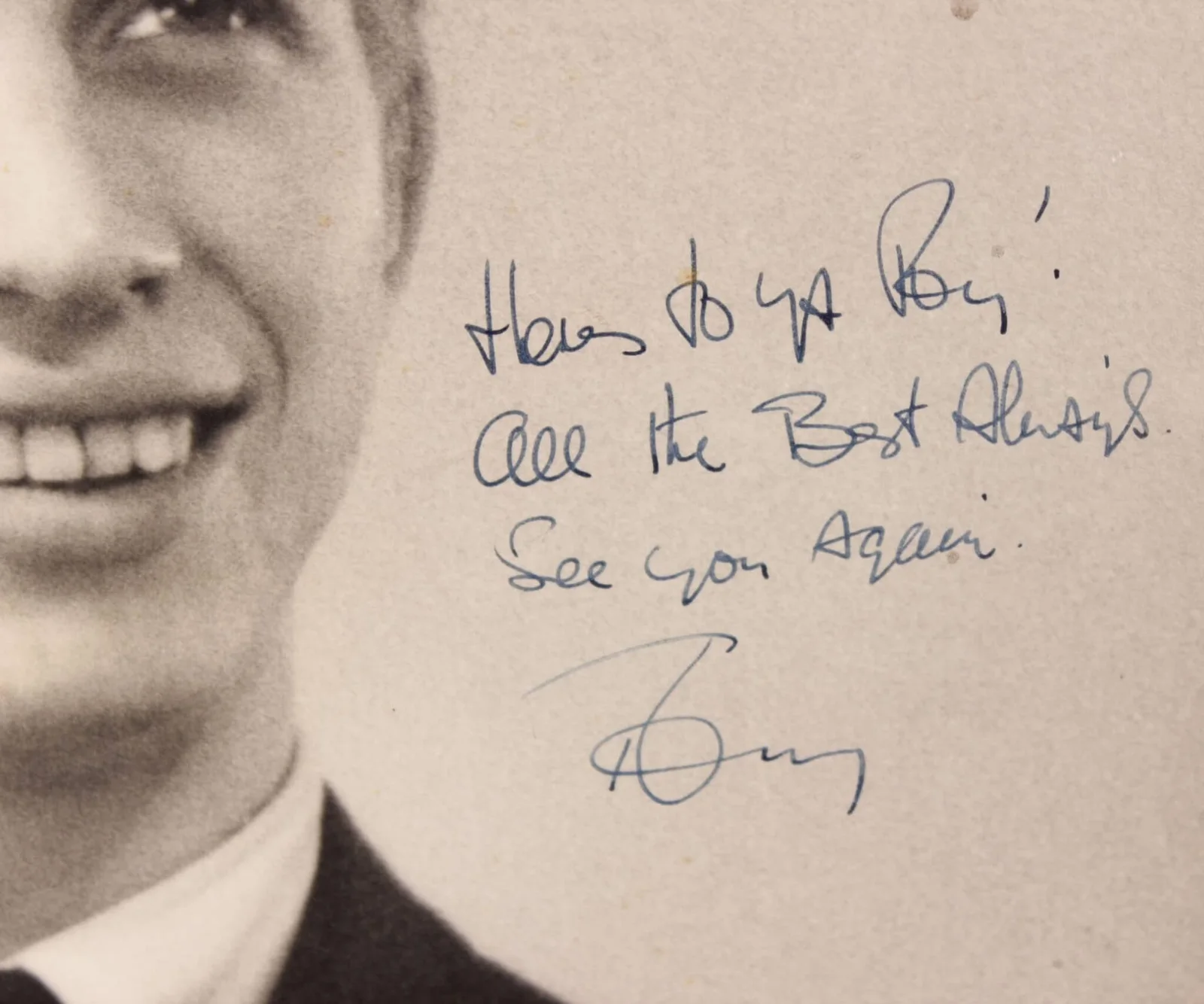 Tommy Steele Signed Photo Poster 18x20 - COA JSA, image 2