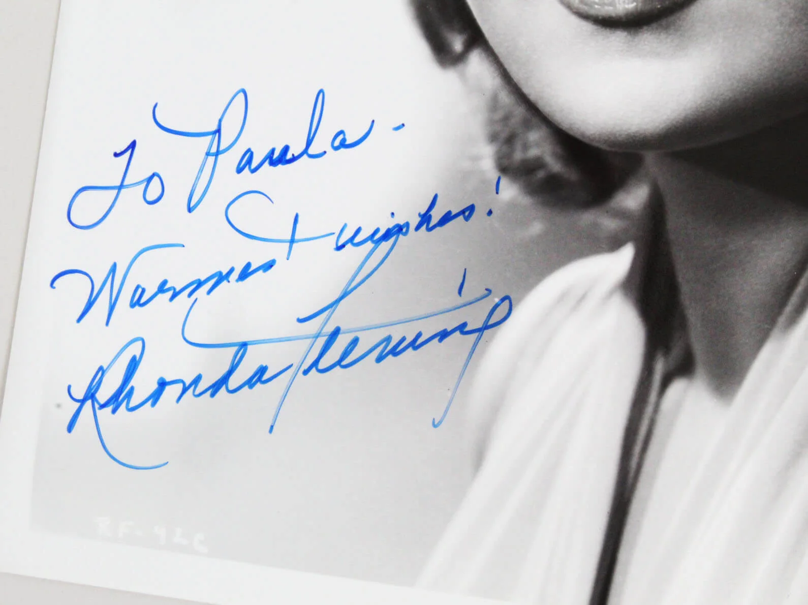 Rhonda Fleming Signed Photo 8x10 - COA JSA, image 2