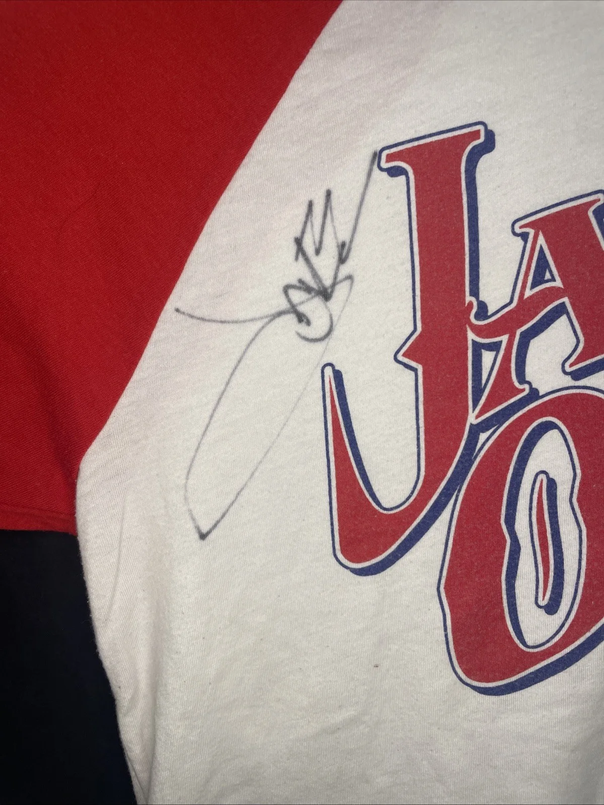 Autographed Jake Owen Three-Quarter Length Raglan T-Shirt Size Small-Must Have, изображение 2