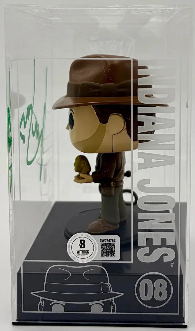 Harrison Ford "Indiana Jones" signed Die-Cast Funko #08 - Beckett COA **RARE**, изображение 3