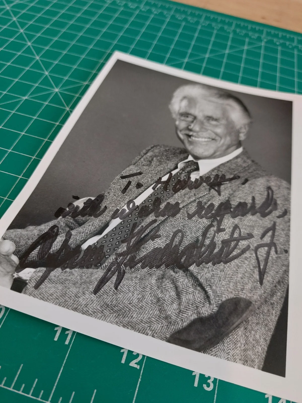 Efrem Zimbalist Jr. Signed Photo Autograph Personalized, image 2