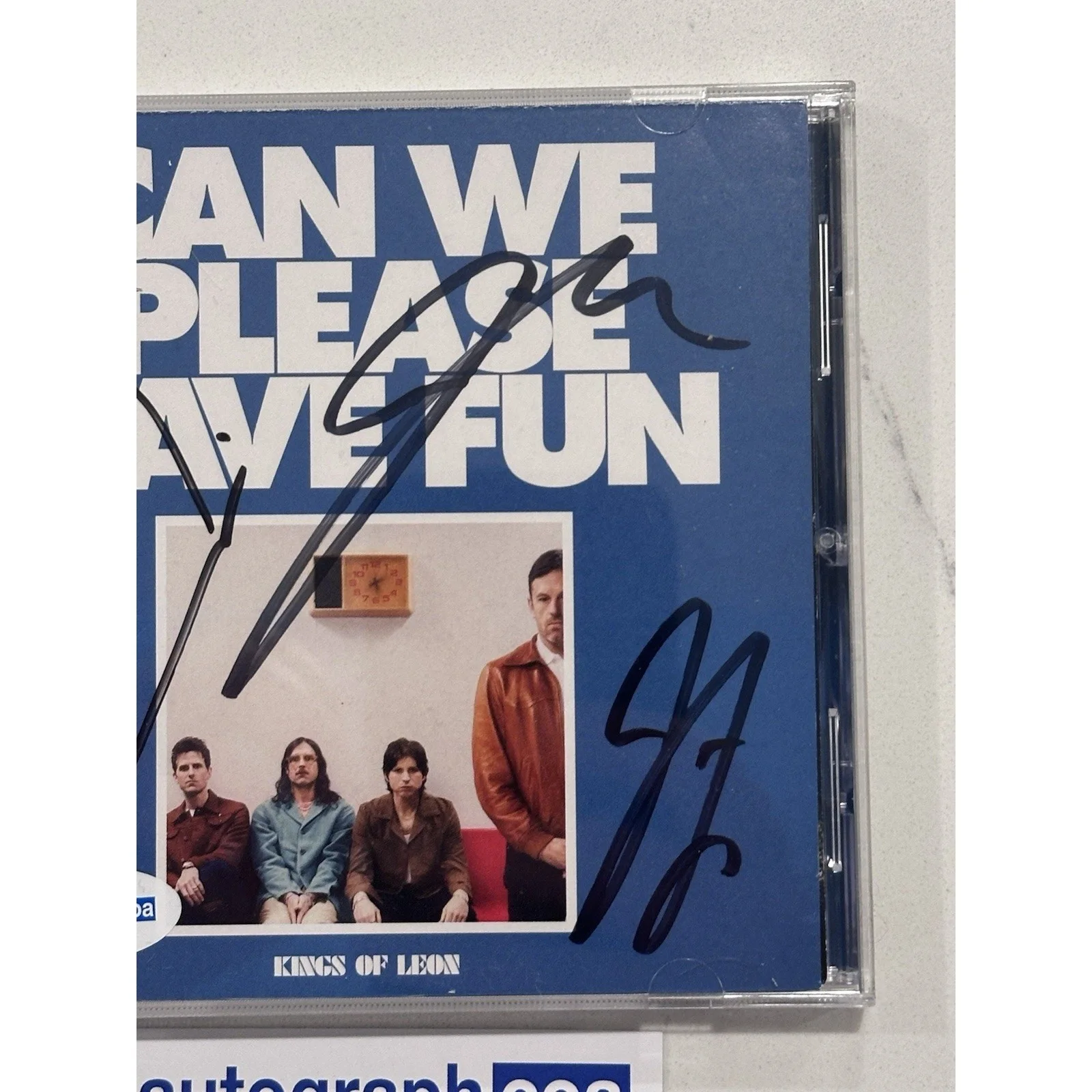 Kings of Leon - Can We Please Have Fun SIGNED CD AUTOGRAPH COA ACOA #4, image 5