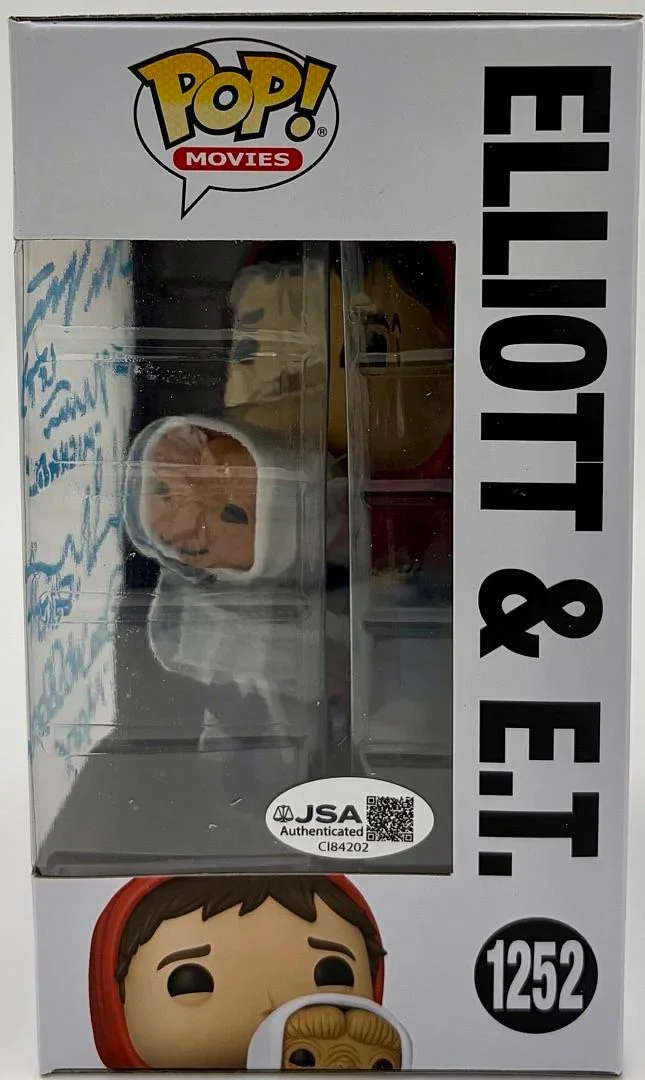ET Cast signed Funko #1252 (Thomas/DeMeritt/Wallace Stone/McNaughton) - JSA COA, изображение 3
