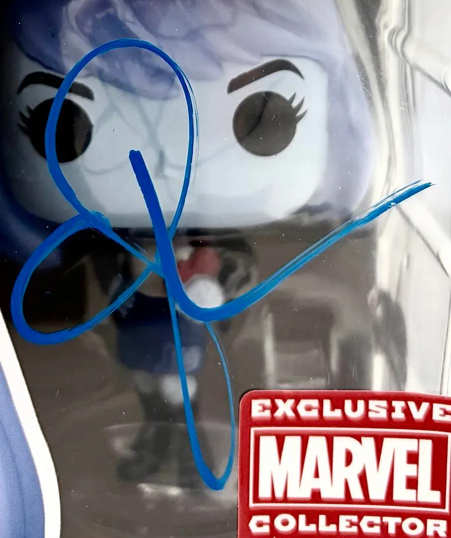 Emma Stone signed Funko #1356 "Gwen Stacy" - Beckett COA, изображение 2
