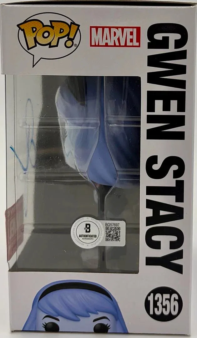 Emma Stone signed Funko #1356 "Gwen Stacy" - Beckett COA, изображение 3