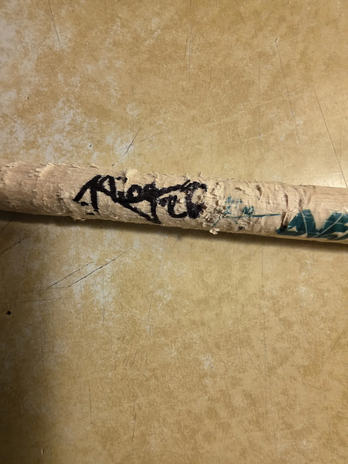 Overkill Jeramie Kling Stage Used SIGNED Signature Tour Drumstick VHTG, изображение 5