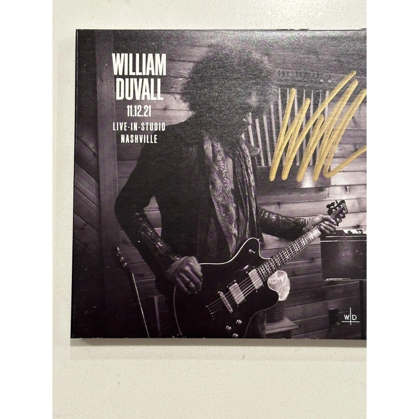 WILLIAM DUVALL signed autographed ONE ALONE CD Alice In Chains, image 2