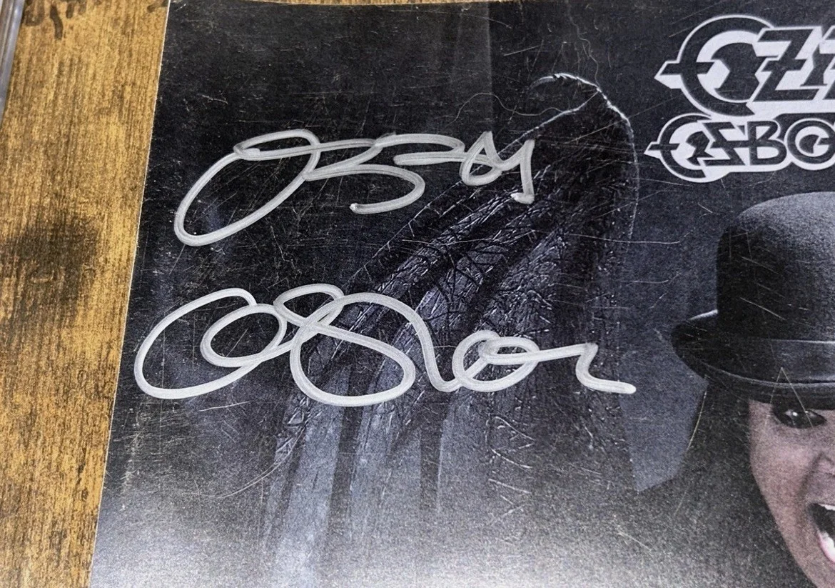 Ozzy Osbourne Ordinary Man Signed Album Flat 12x12 ACOA COA, изображение 3